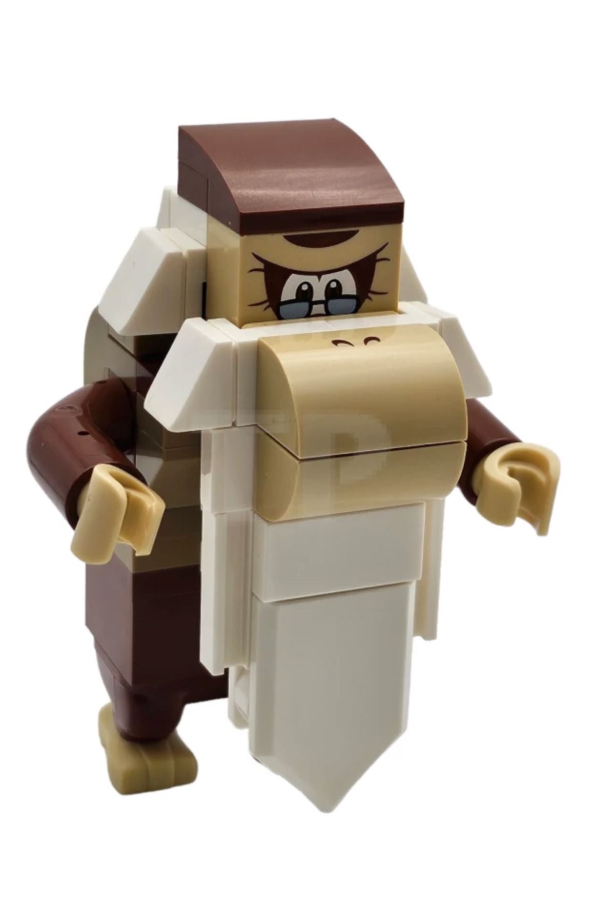 لگو و اسباب بازی های ساخت محور MOC لوازم جانبی سفارشی MINIFIGURE SUPER MARIO CRANKY KONG 54 PIECES اورجینال LEGO