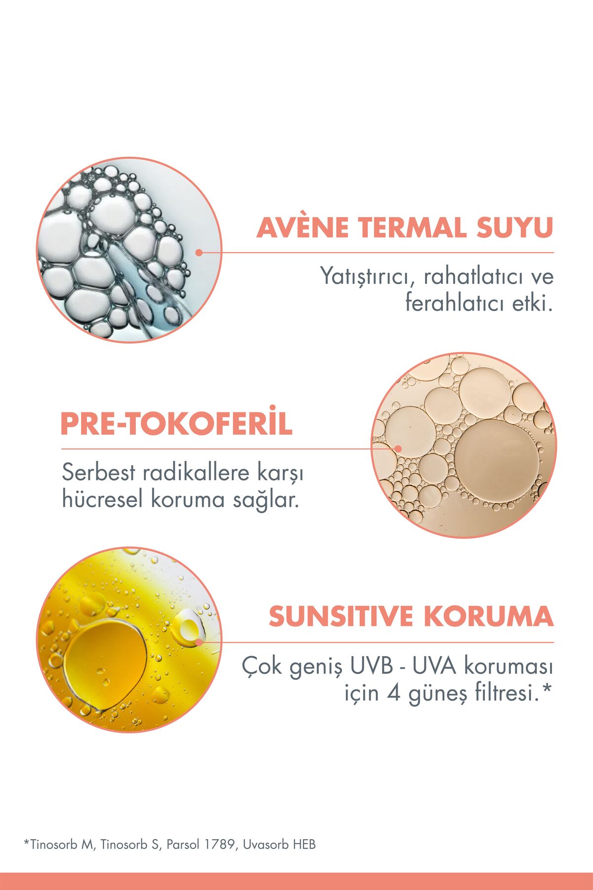 ست مراقبت پوست SPF 50+ CREAM SUN 8GR + آب حرارتی 50 میل آرامش بخش Avene
