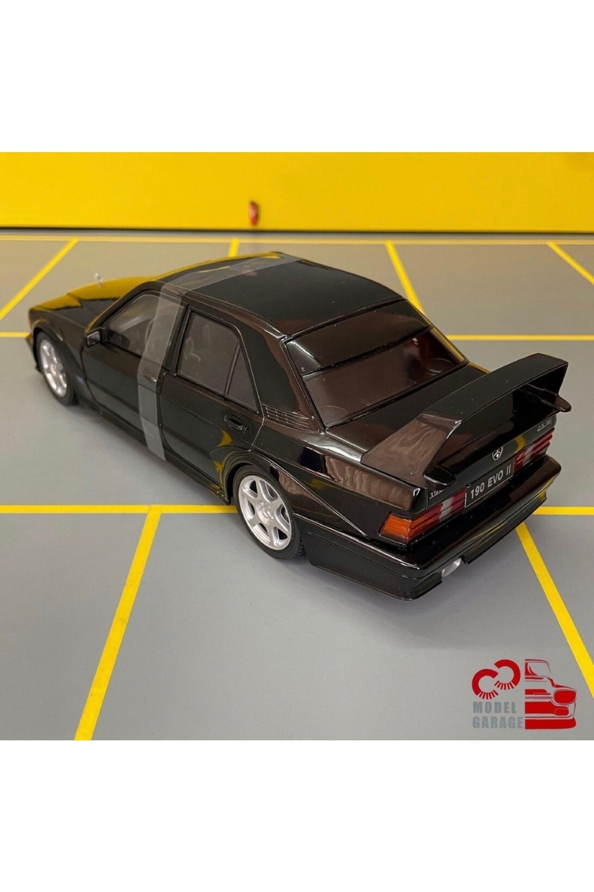 مدل خودرو MERCEDES BENZ 190E EVO II 1 18 SCALE C&amp;C MODEL GARAGE DIECAST METAL CAR اورجینال Solido