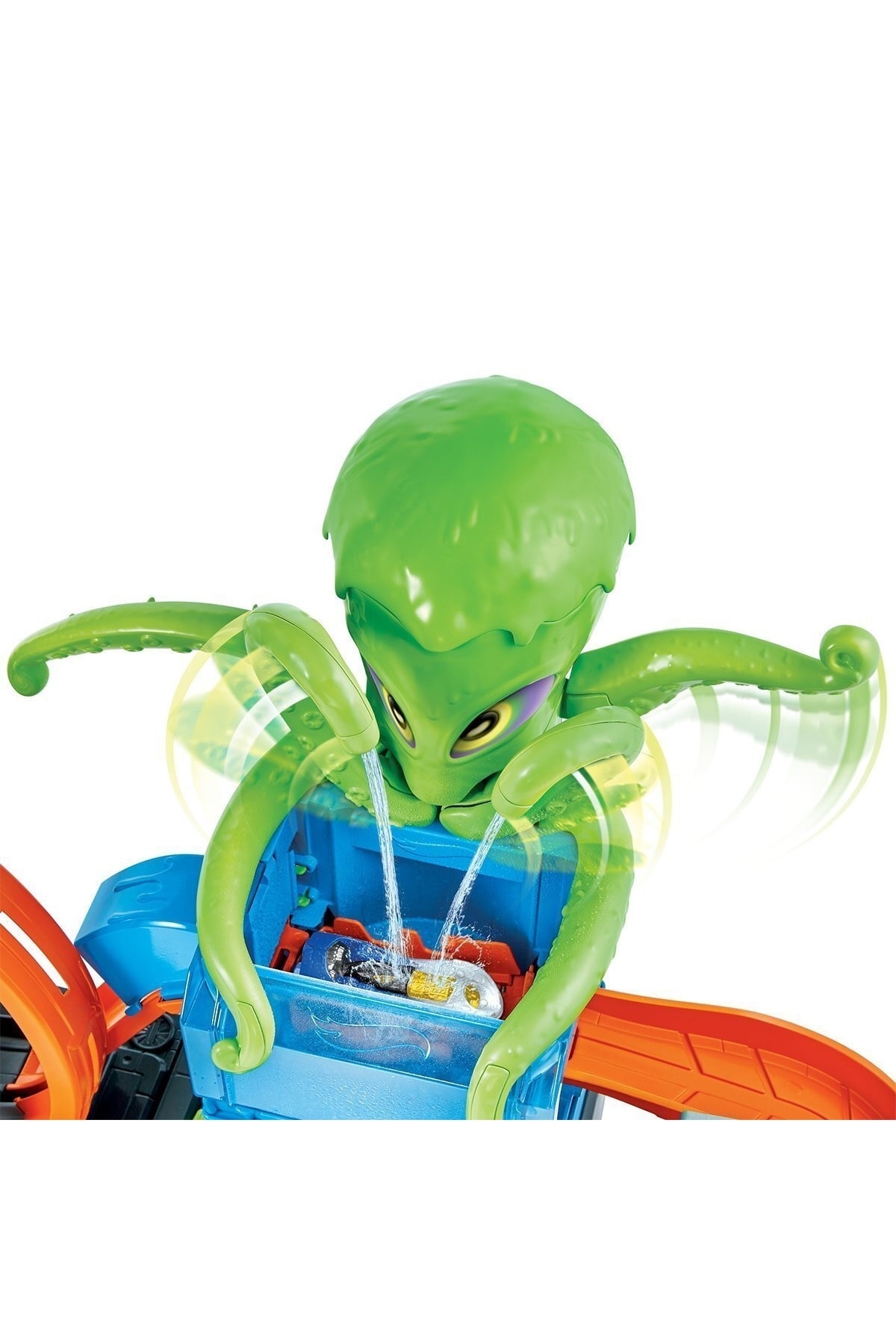 ست بازی GTT96 با مجموعه شستشوی اتومبیل OCTOPUS +4 سن هات ویلز اورجینال HOT WHEELS