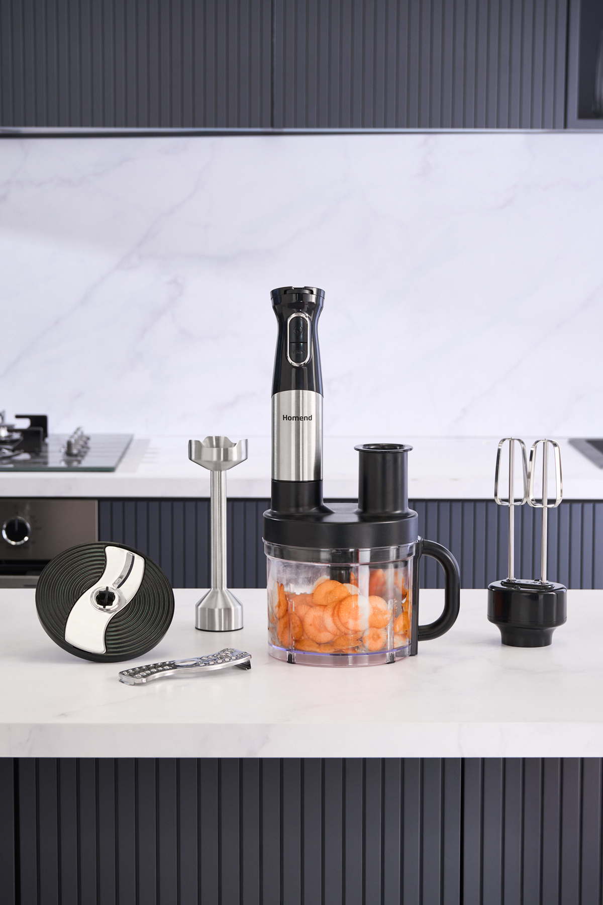 ست مخلوط کن FUNCTIONALL 2848H غذاساز INOX اورجینال HOMEND