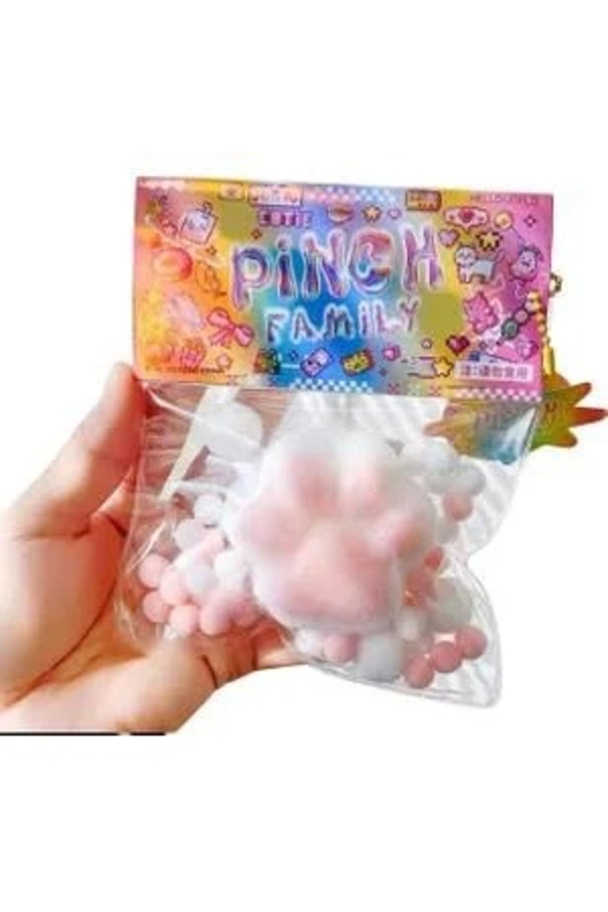 اسباب بازی های فیگور دیگر SUKUSHI نسل جدید TOY CAT PAW – SQUISHY | رنگ مخلوط Vovo Store