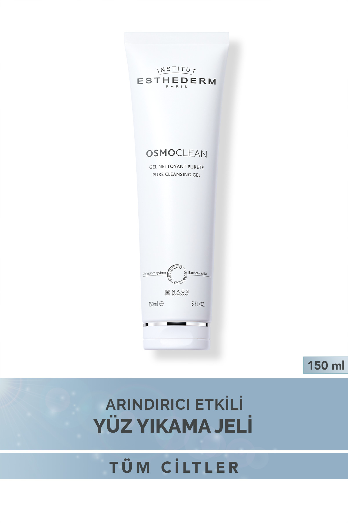 INSTITUT ESTHEDERM ژل تمیزکننده پاک کننده پوست مختلط و چرب اثربخش Osmoclean Pure