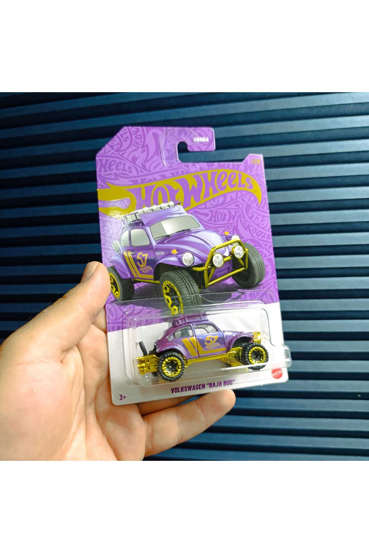 ماشین اسباب بازی VOLKSWAGEN BAJA BUG 57TH ANNIVERSARY SPECIAL SERIES LONG KARD خودرو مدل HOT WHEELS