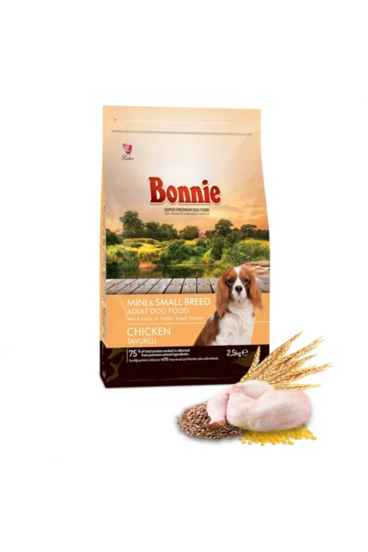 غذای خشک سگ بانی Bonnie با طعم مرغ، بزرگسال، ۲٫۵ کیلوگرم 2,5 Kg