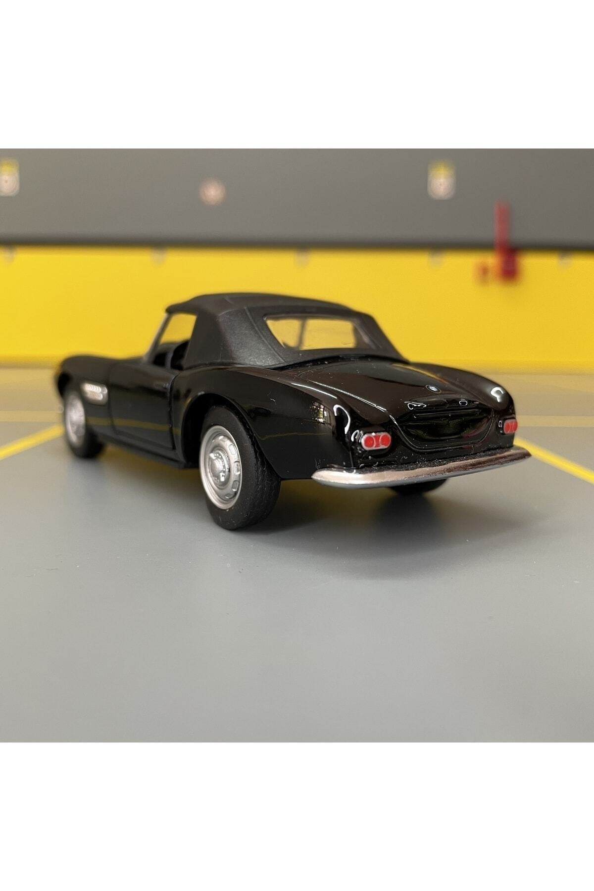 مدل خودرو BMW 507 1956 1 36 SCALE C&amp;C MODEL GARAGE PULL DROP DIECAST METAL TOY CAR اورجینال WELLY