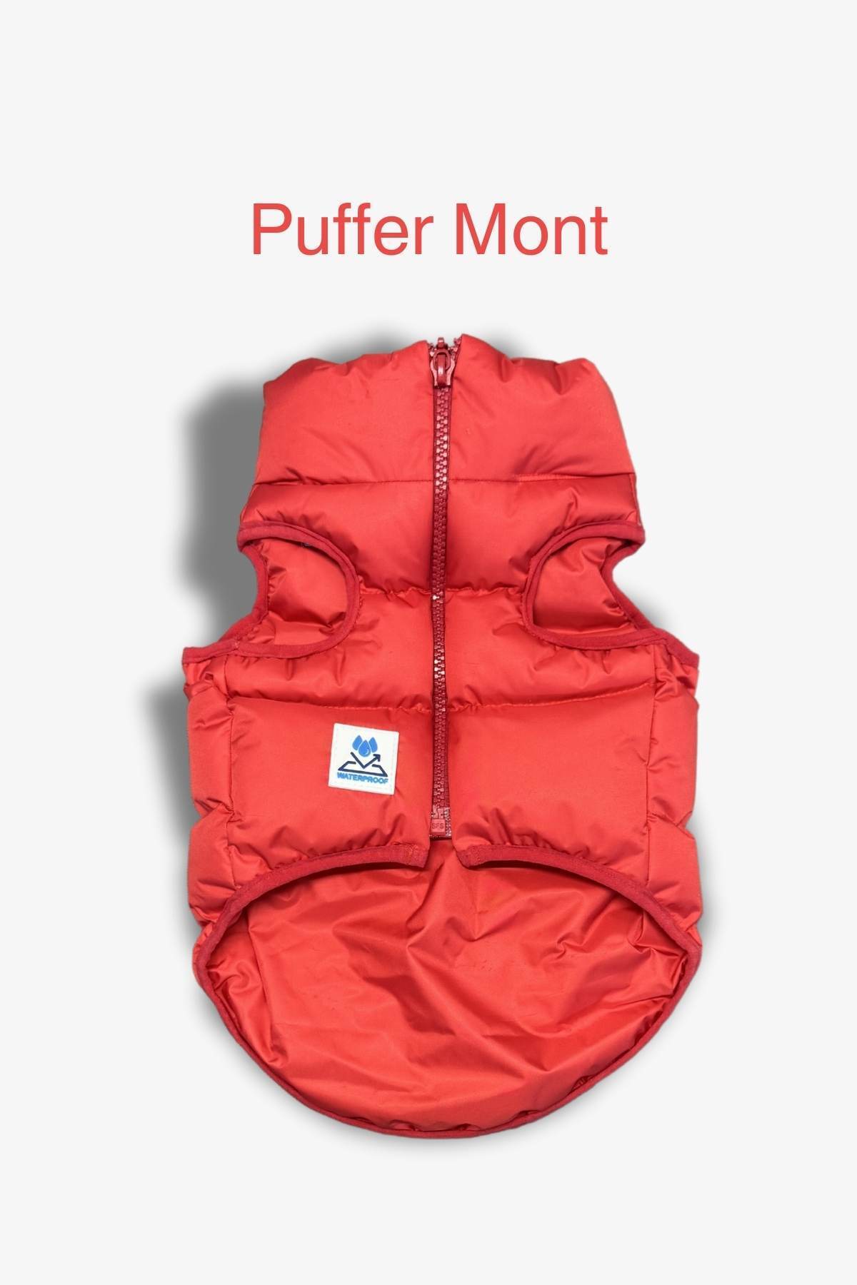 کاپشن ضدآب پافر سگ سالیا استور Salya Store مدل Puffer-Mont، قرمز