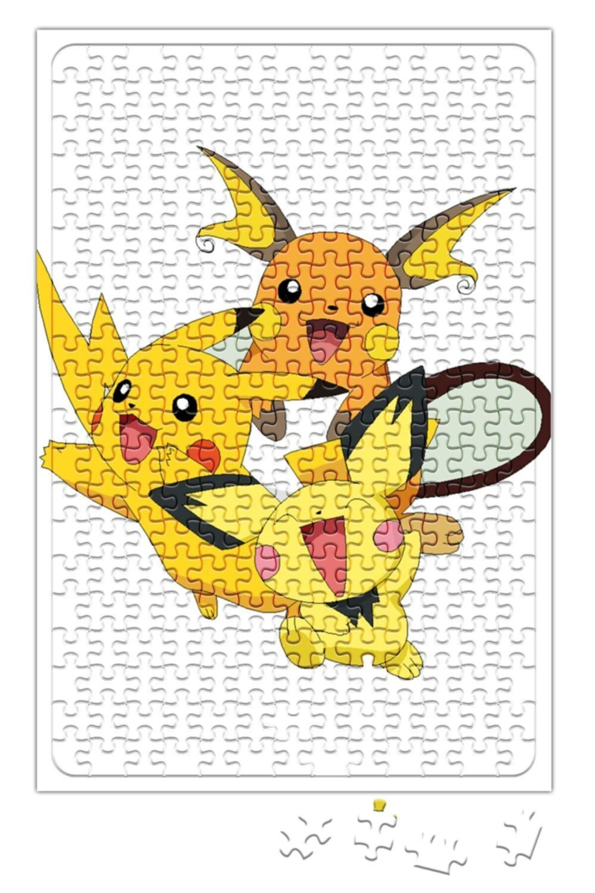 پازل اره منبت کاری مویی 240 تکه RAICHU POKEMON GO PIKACHU از ترکیه Baskı Dükkanı