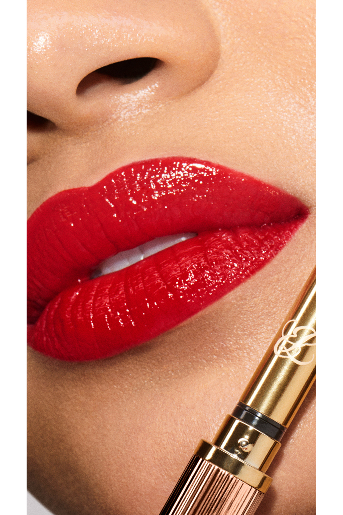 رژ لب پایانی گراندی شفاف رنگارنگ رنگ: 914 ادرنالین راش استی لادر Estee Lauder