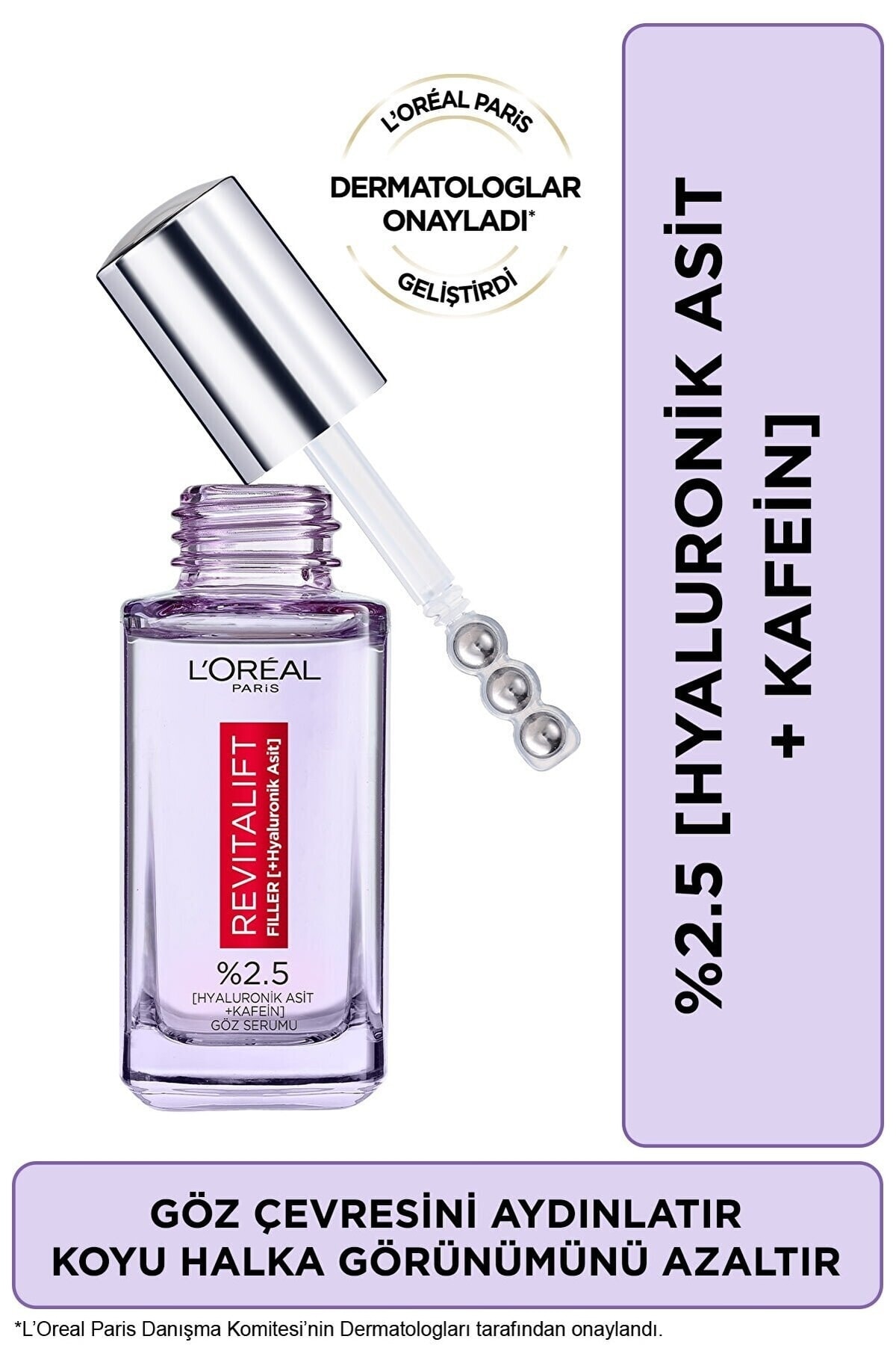 L'Oreal Paris جذابیت‌های پینار دنیز: سرم روشن کننده چشم Revitalift Elephants 20 میلی‌لیتر و ماسکارا تلسکوپیک لیفت