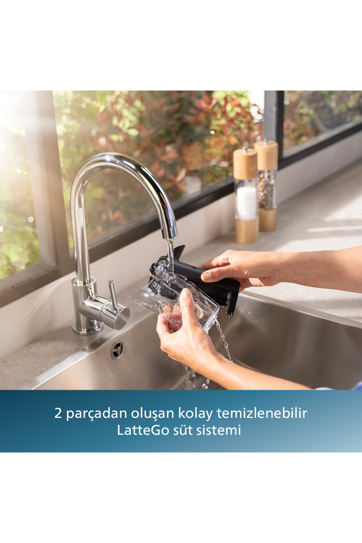 دستگاه اسپرسو و کاپوچینو اسپرسوساز تمام اتوماتیک سری LATTEGO 5500 20 نوشیدنی سرد گرم EP5543 80 اورجینال Philips