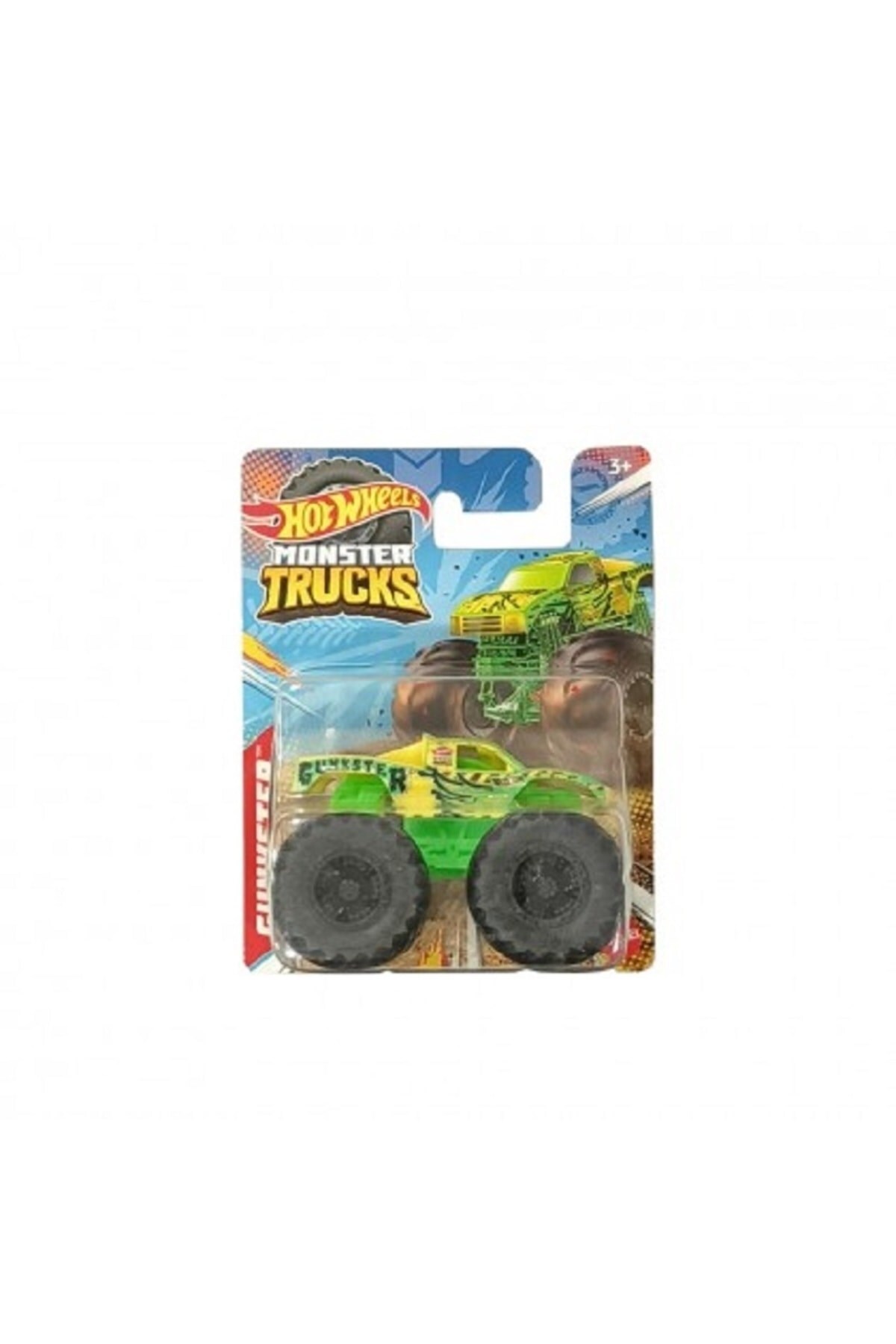 ماشین اسباب بازی کامیون های هیولا 1:70 GUNGSTER HFB96 هات ویلز اورجینال HOT WHEELS
