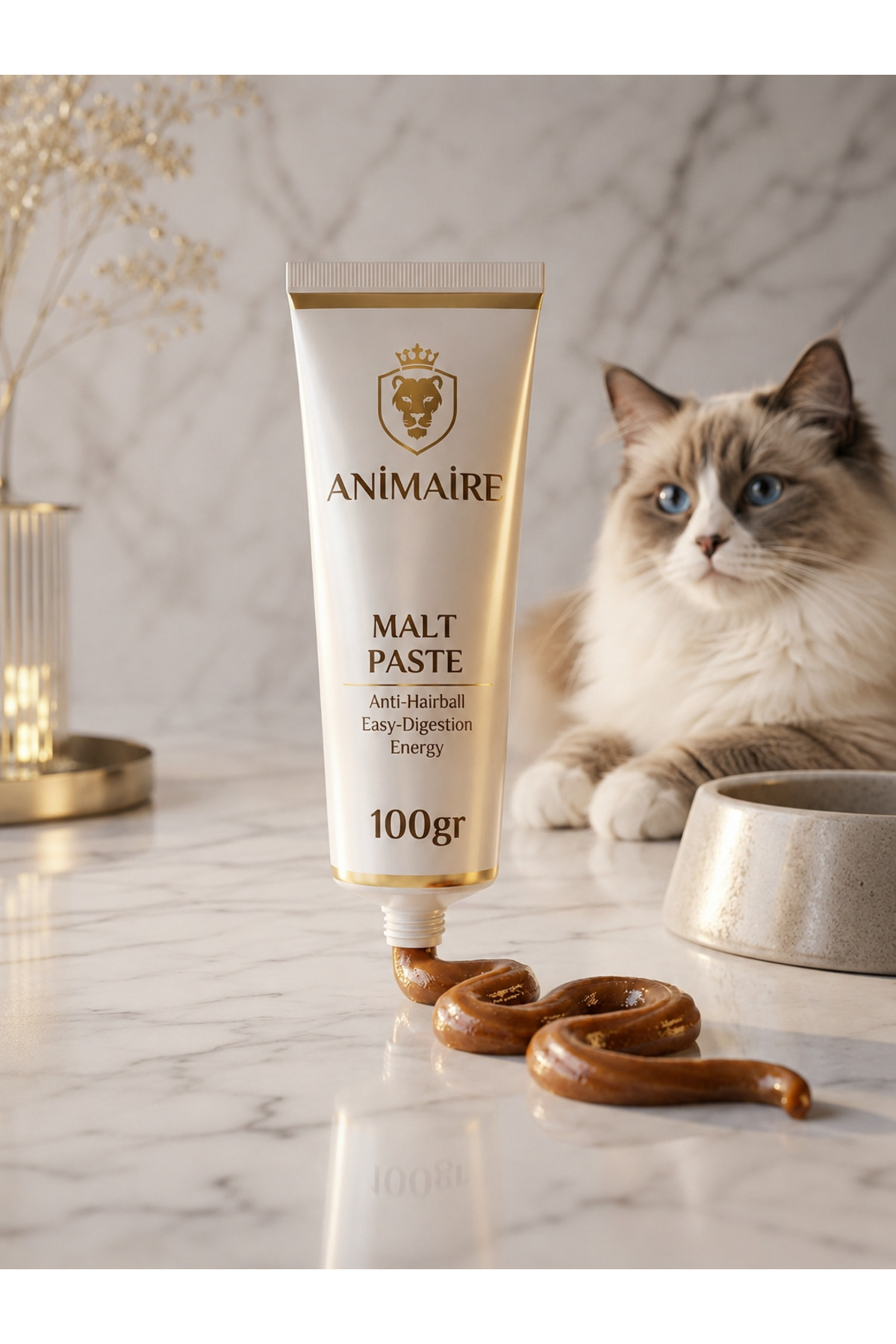 مجموعه مراقبت و مکمل پریمیوم گربه آنیمایر Animaire 7 Days، با تأیید کلینیکی و مالت هدیه