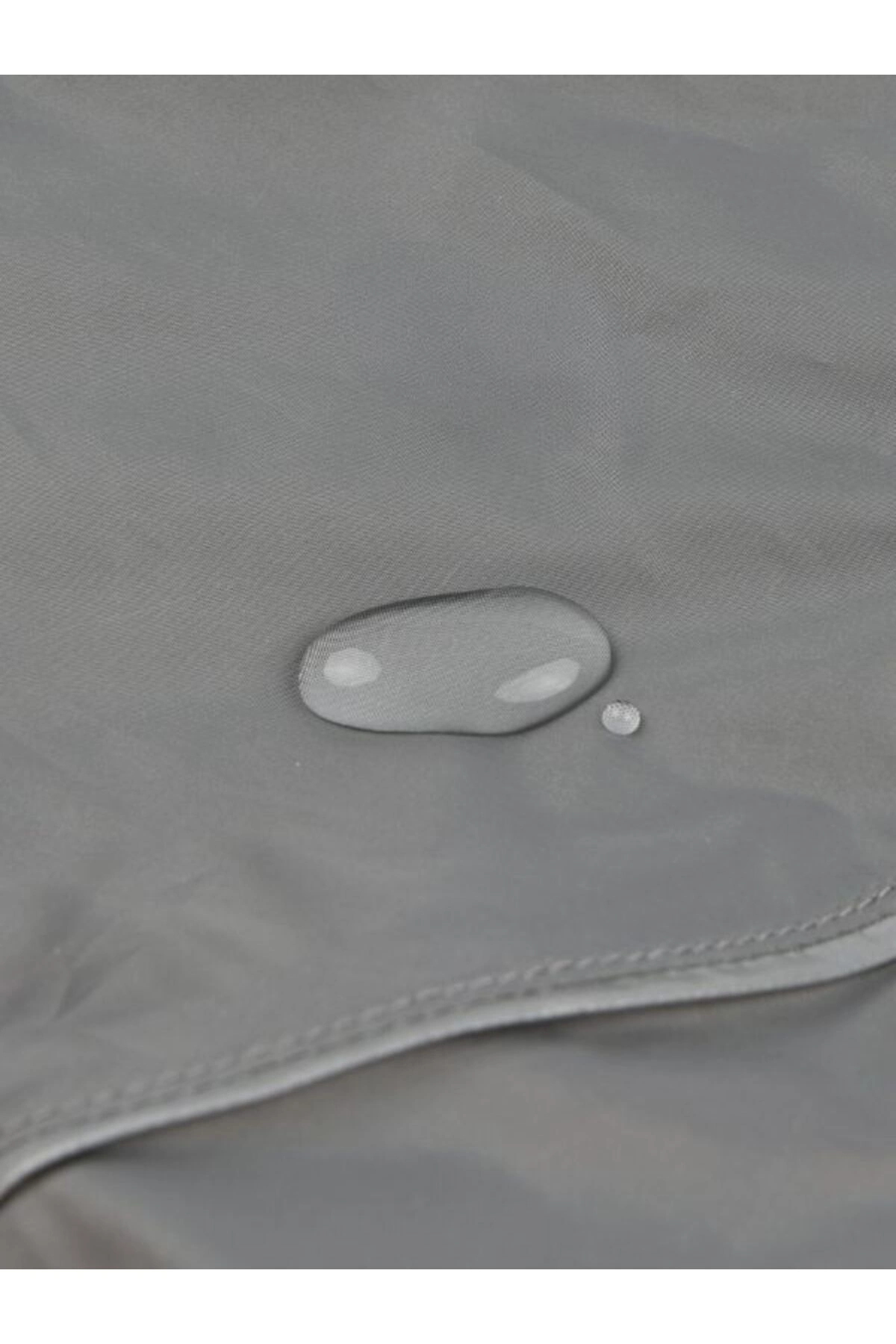 بارانی پانچویی سگ پاپیا Puppia RainLite، خاکستری، مدل PAZA-RM2185