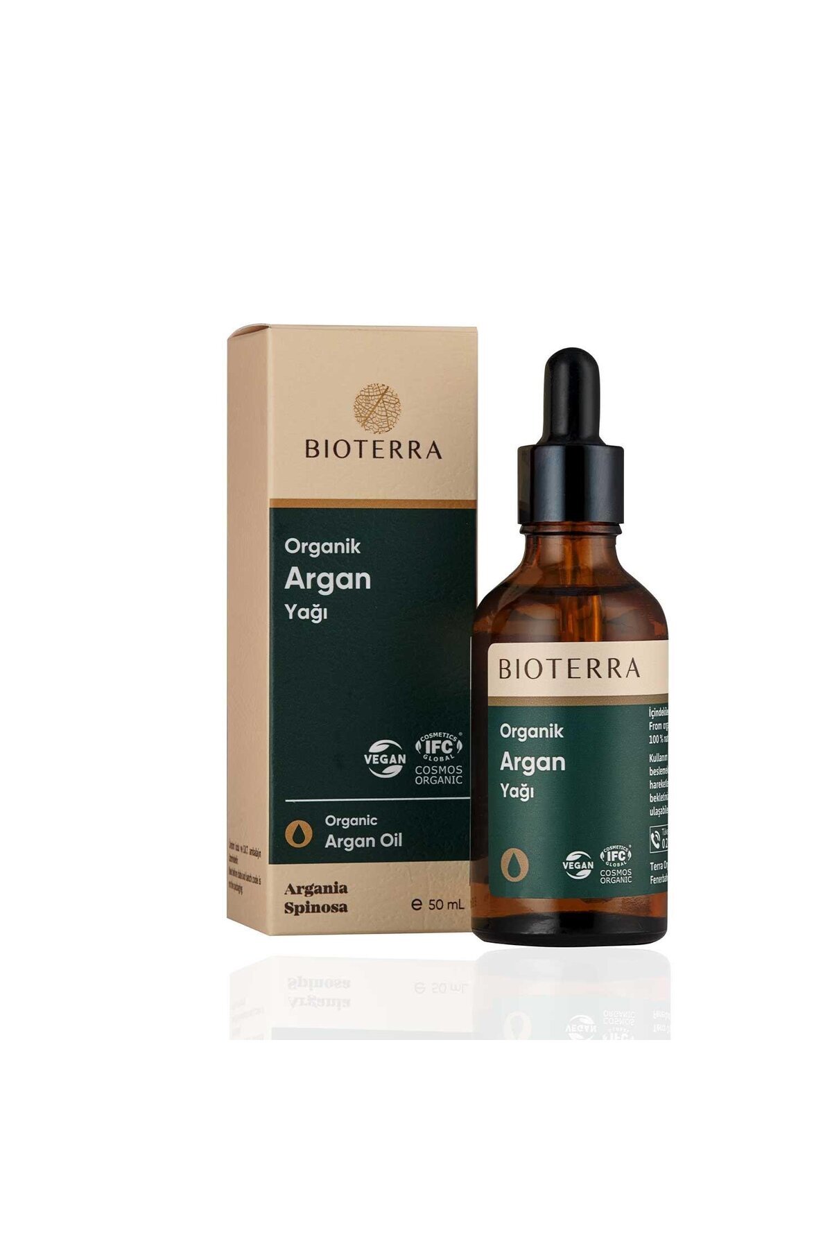 روغن مراقبتی ارگانیک آرگان 50 میلی لیتر با خواص بی نظیر Bioterra