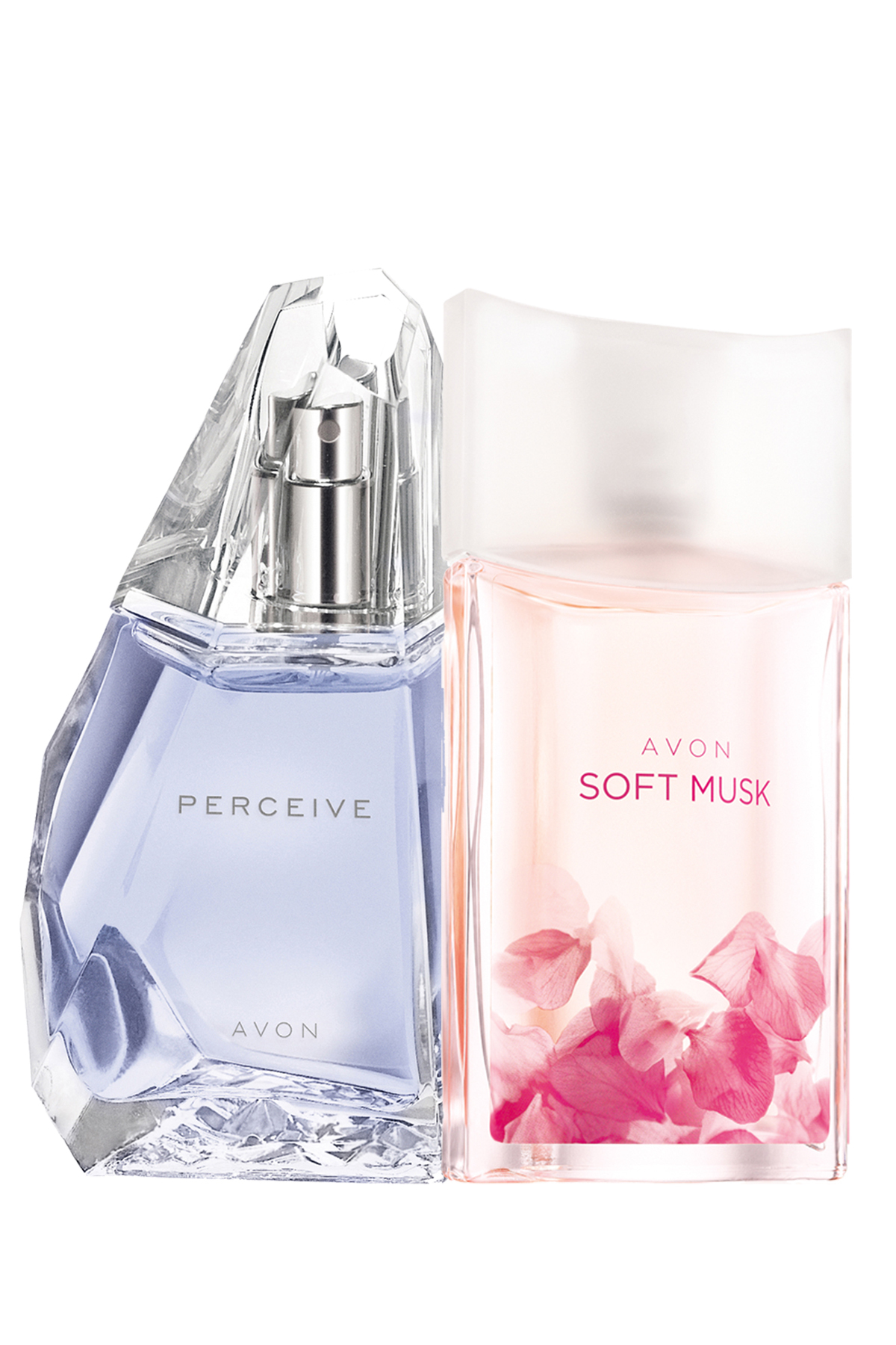 Avon عطر زنانه پرسیو و ماسک نرم بسته بندی