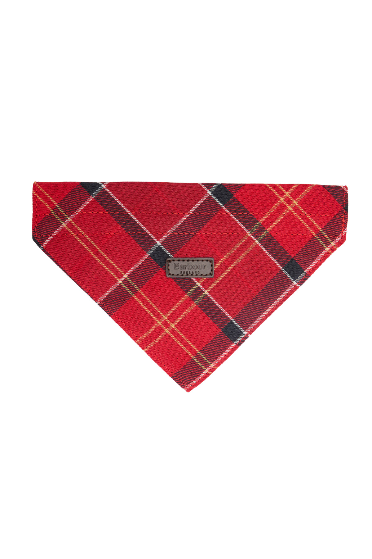 دستمال گردن سگ بربور Barbour، طرح تارتان قرمز کاردینال، مدل TN94، کد DAC0013-0604