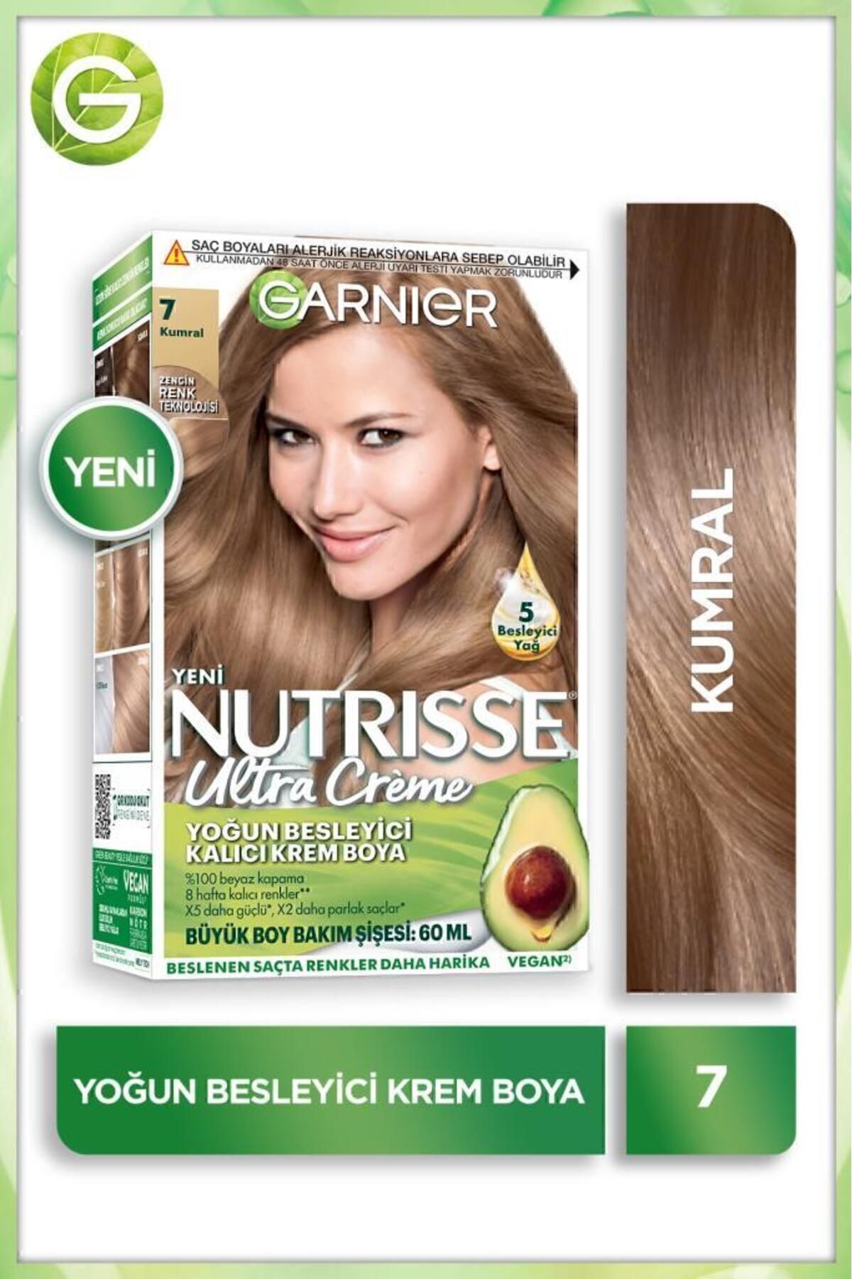 Garnier رنگ مو کرمی دائمی غذا دهنده 7 کومال