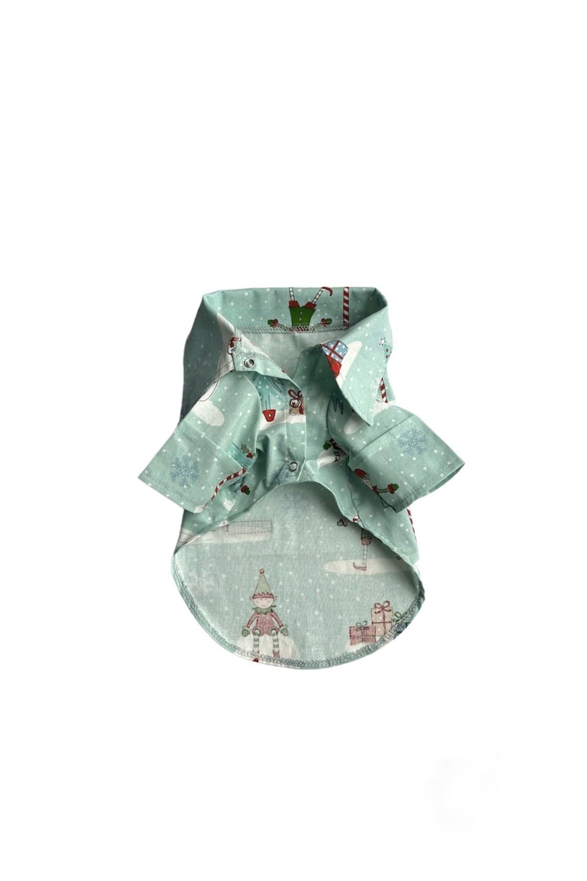 پیراهن سگ پاپلین کریسمس میس دیزی پت بوتیک Miss Daisy Pet Boutique مدل MDNGY01، چندرنگ
