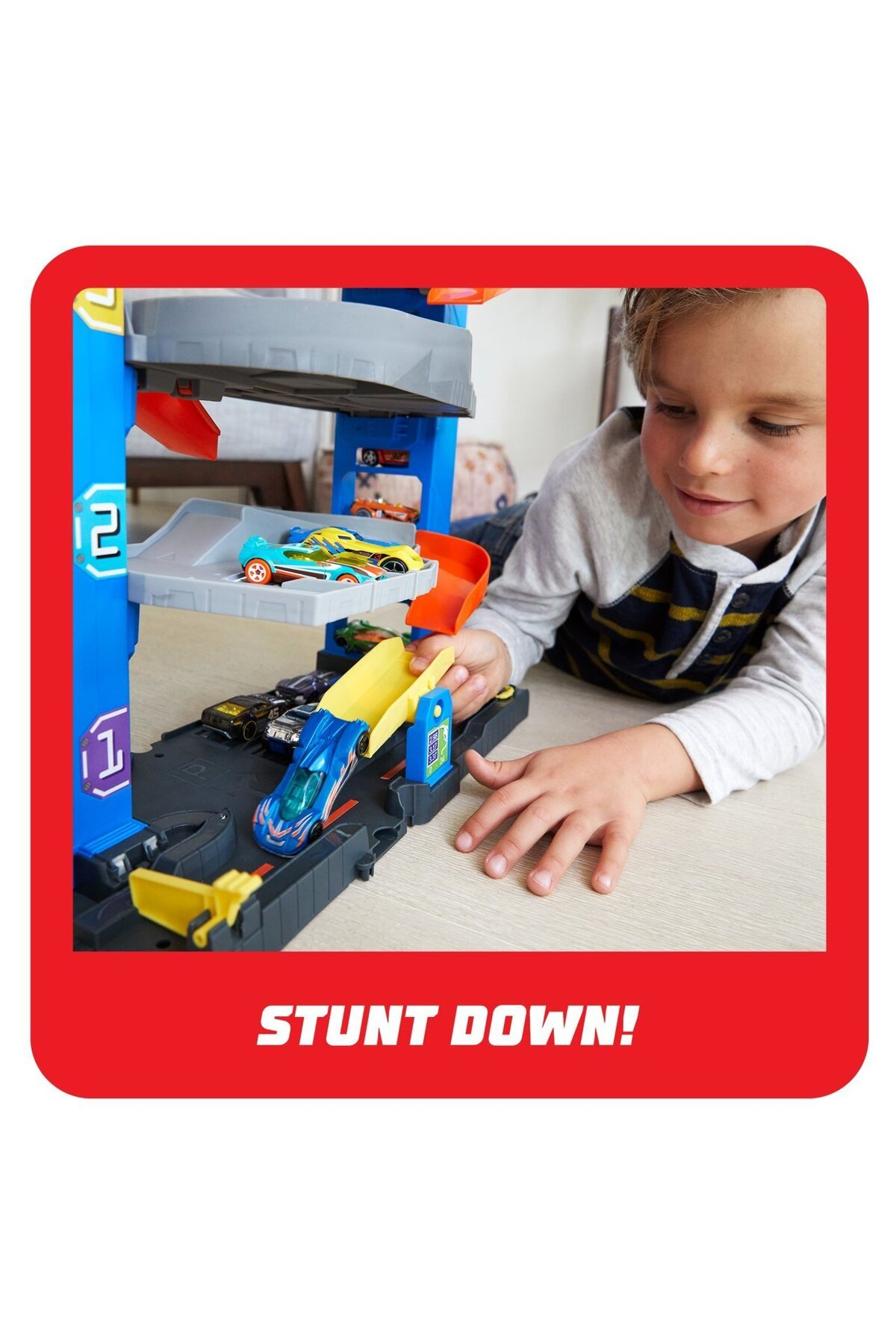 ست بازی مینی گاراژ GNL70 از ترکیه HOT WHEELS