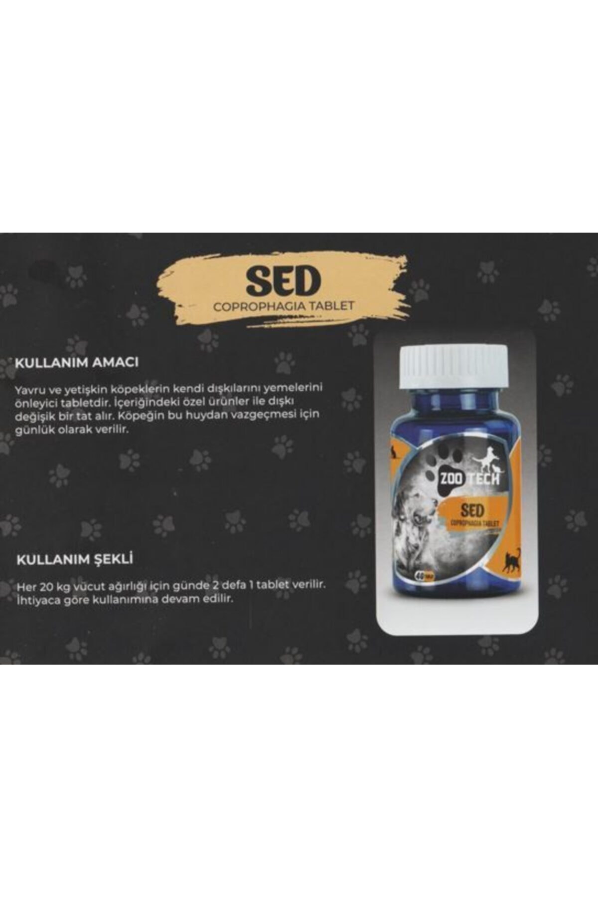 قرص جلوگیری از مدفوع‌خواری سگ زوتک ZooTech Sed Coprophagia