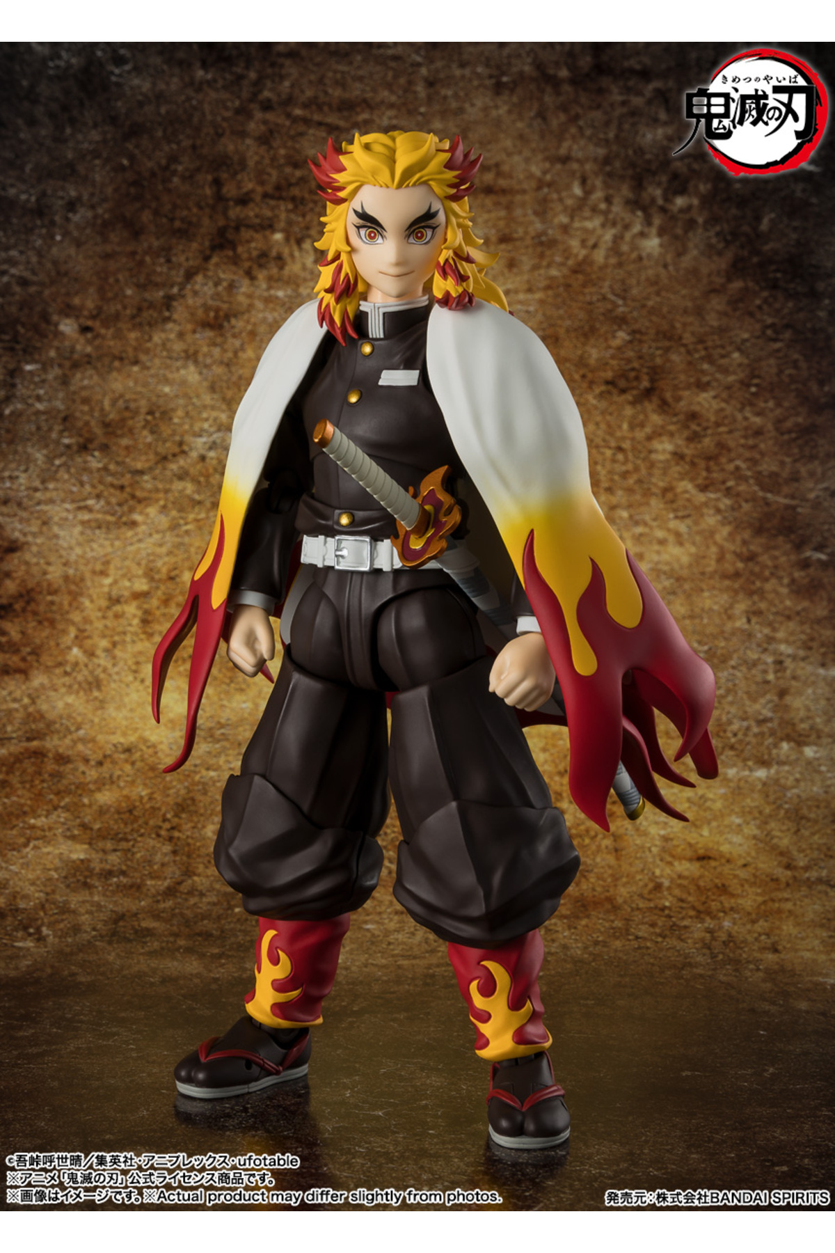 فیگور TAMASHII NATIONS DEMON SLAYER S.H.FIGUARTS KYOJURO RENGOKU ACTION FIGURE انیمه SHF از ترکیه BANDAI