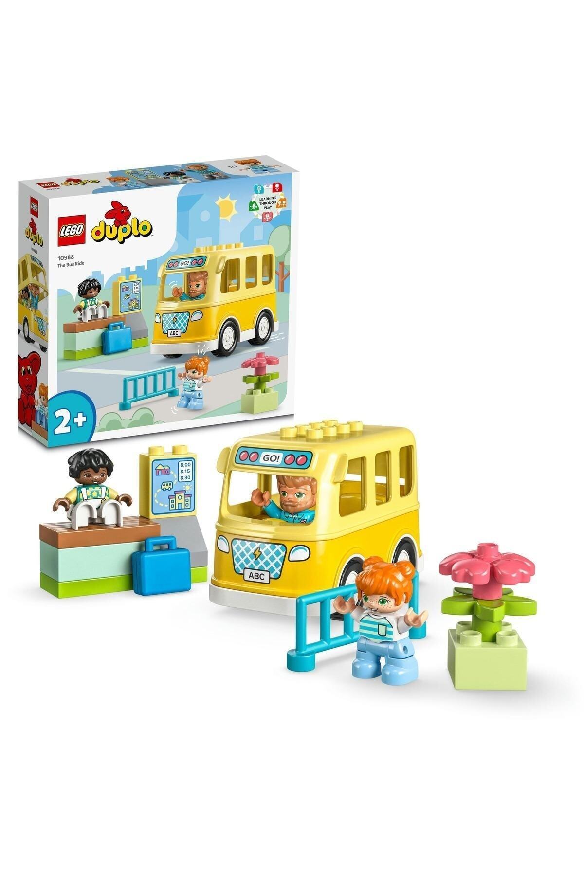 LEGO مجموعه ساخت باس شهر تویوی دوپلو برای کودکان 2 سال و بالاتر (16 قطعه)
