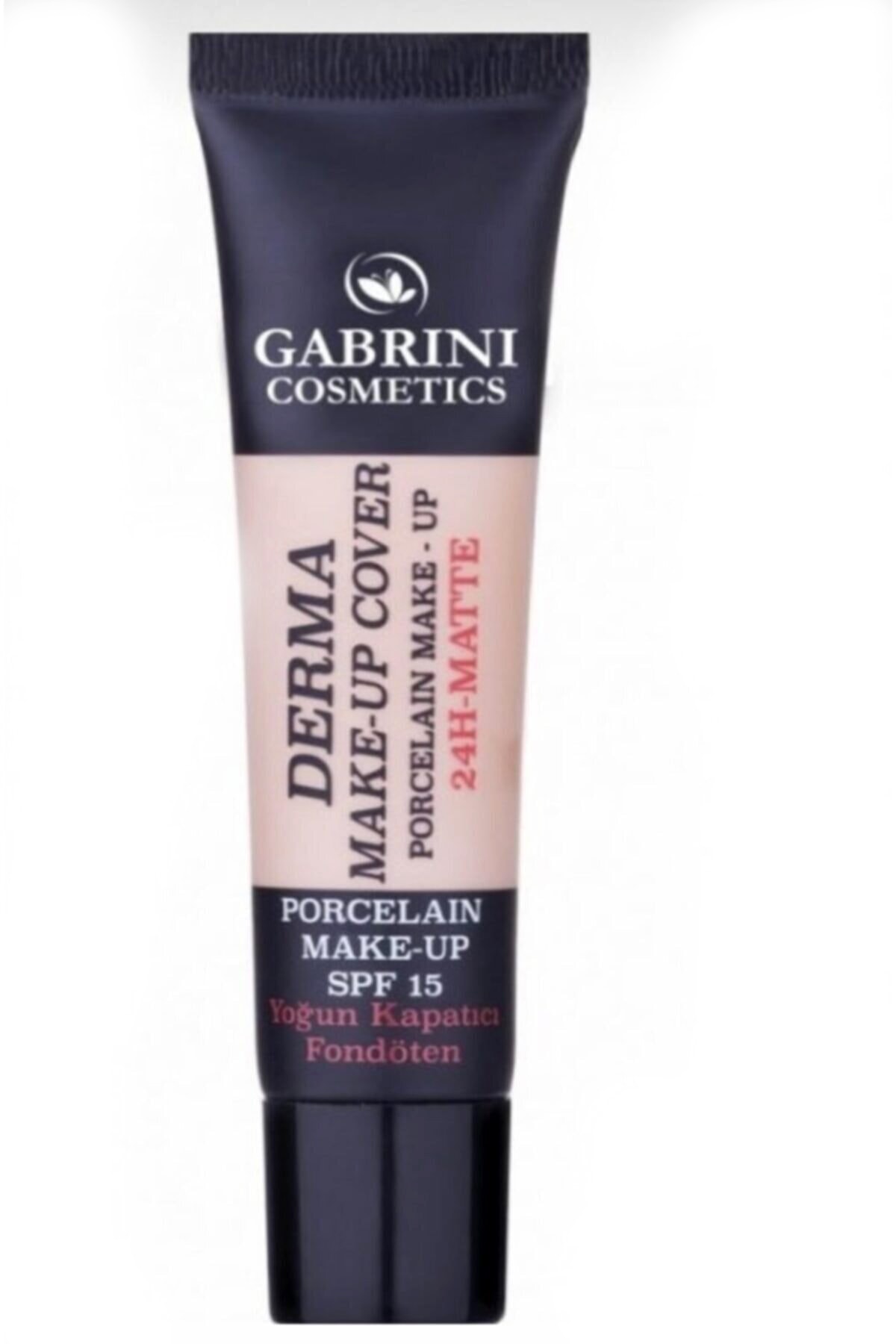 کرم پودر DERMA 24H MATTE PORCELAIN PORSESSION CINCELER COVER آرایش شماره: 103 پوست سبزه Gabrini