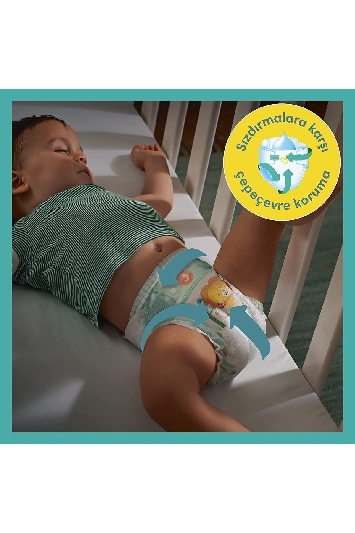 پوشک بچه اکتیو بیبی توئین پک 2 سایز 31 عدد اورجینال Prima