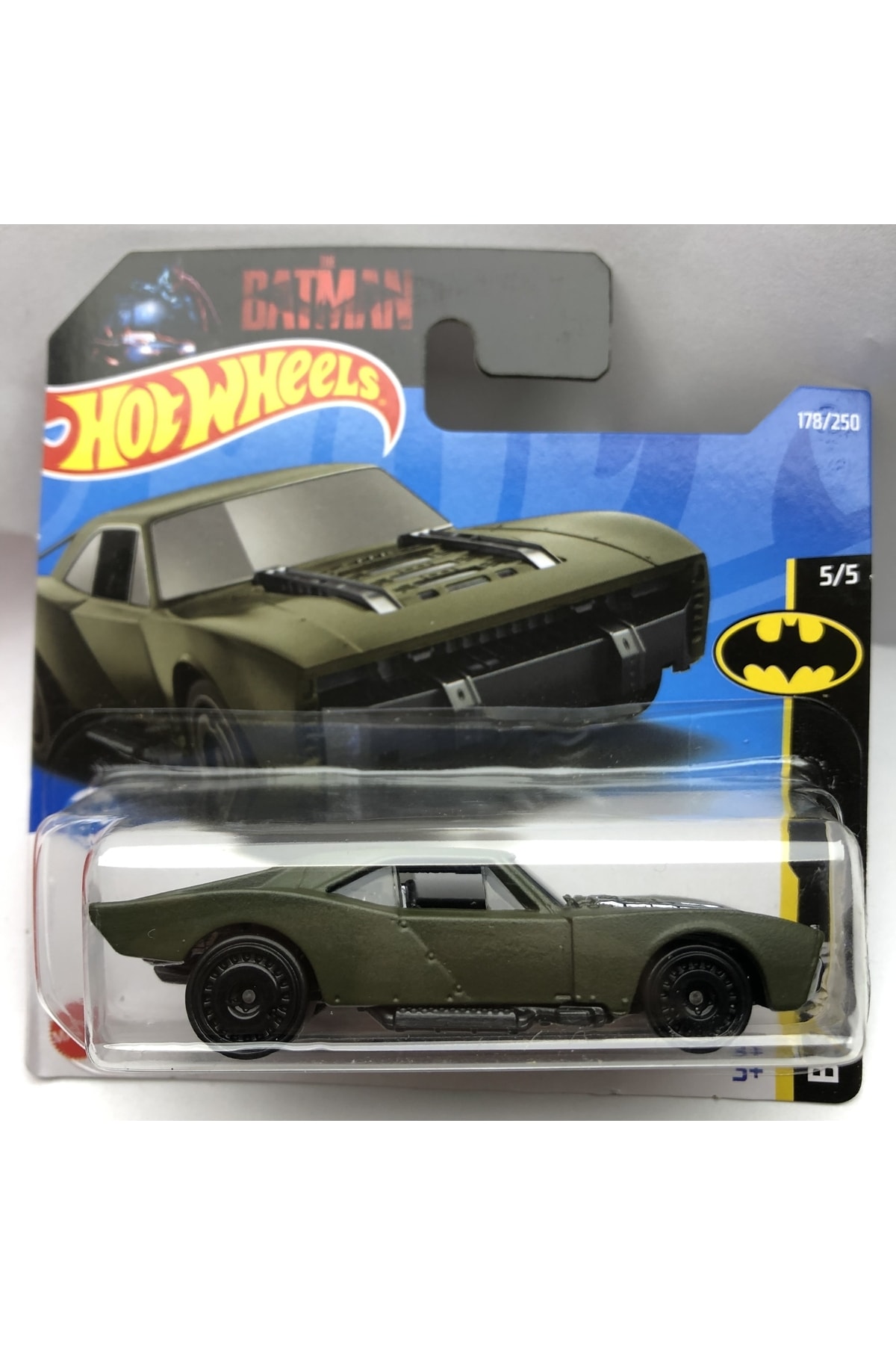 ماشین اسباب بازی جدید BATMAN BATMOBILE مات خاکی رنگ 1:64 SCALE HOTWHEELS برند 5 از ترکیه HOT WHEELS