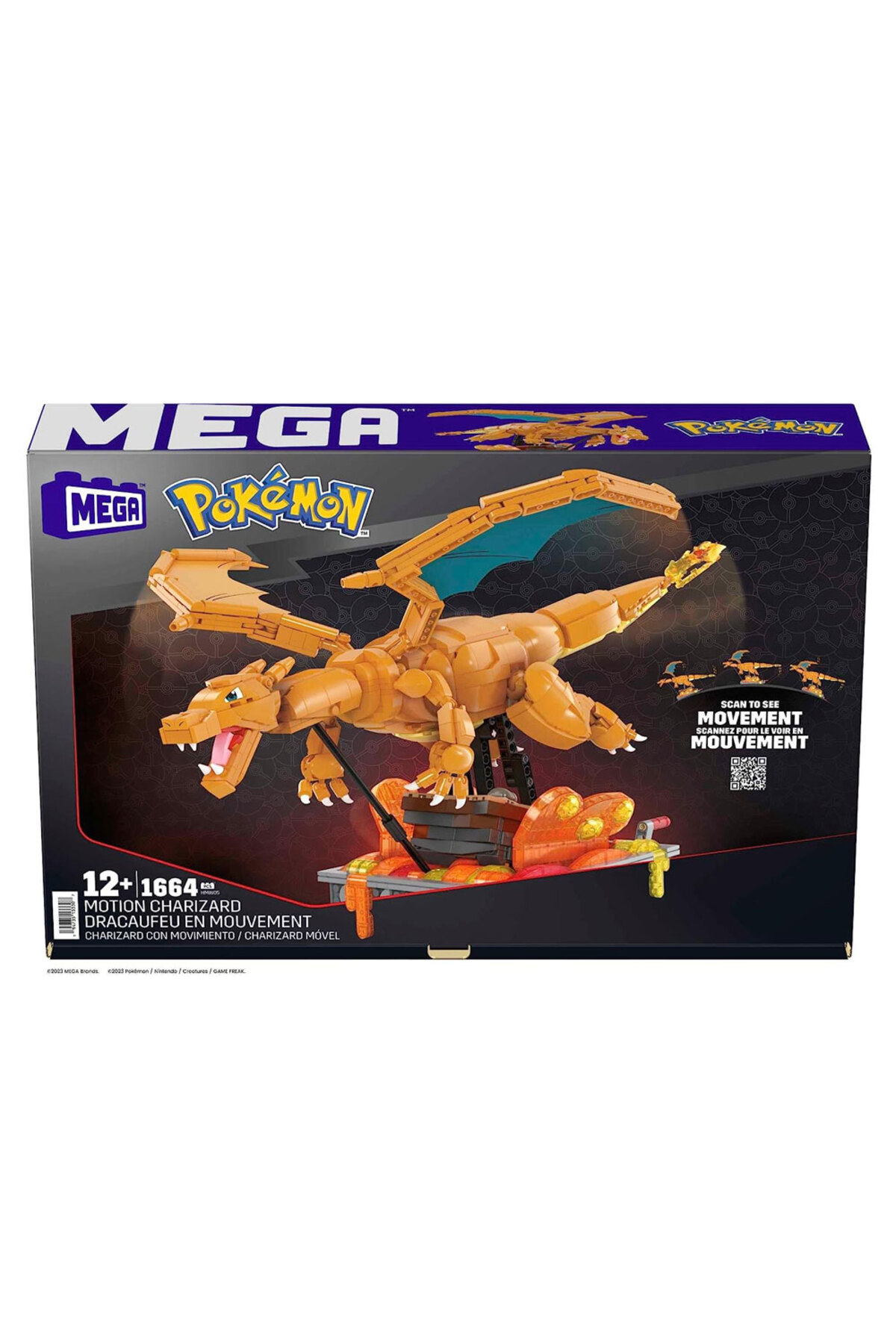 پازل متحرک مگا پوکمون CHARIZARD HMW05 Pokemon