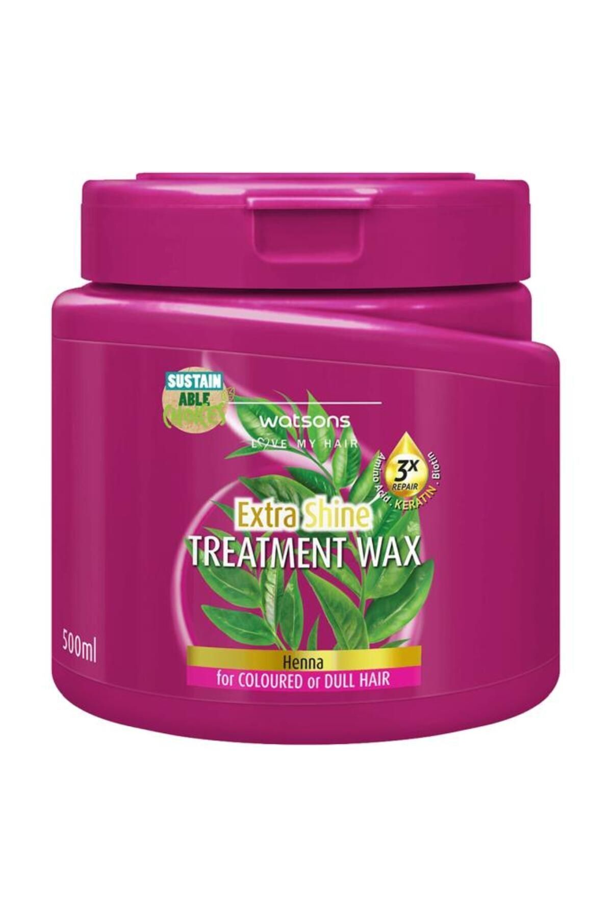 Watsons ماسک موی هنا 500 میلی لیتری با اثر درخشان کننده