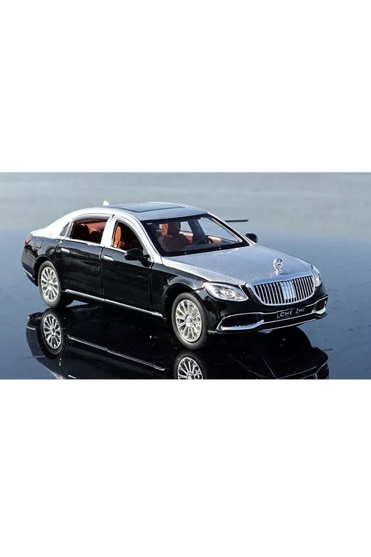 مدل خودرو مرسدس بنز MAYBACH S600 STYLE CAR 1:24 DIECAST METAL MODEL کلکسیون با چراغ های صوتی اورجینال scntoys