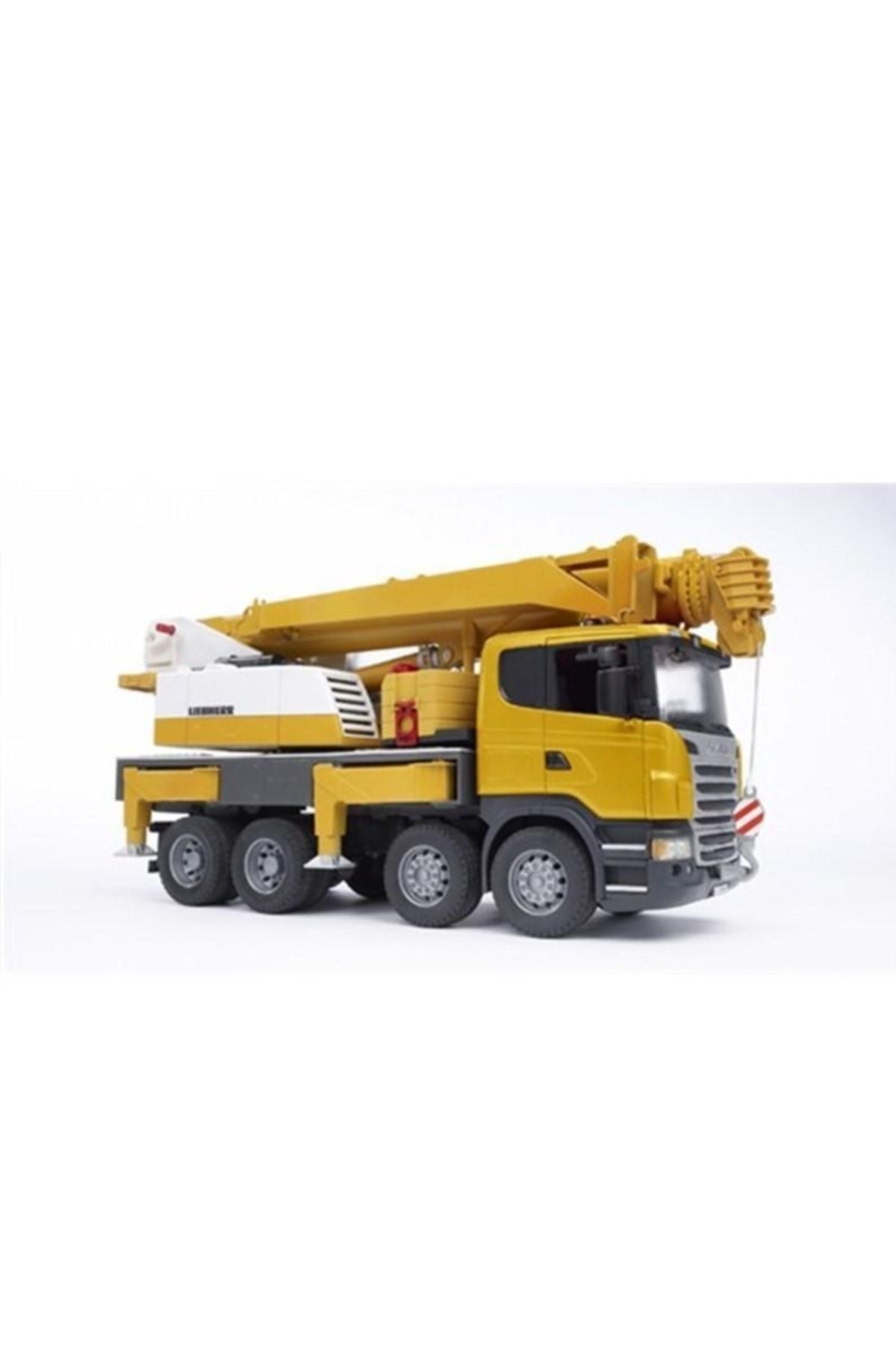 مدل خودرو 03570 اسکانیا R SERIES LIEBHERR CRANE TRUCK محصول دارای مجوز اورجینال Bruder