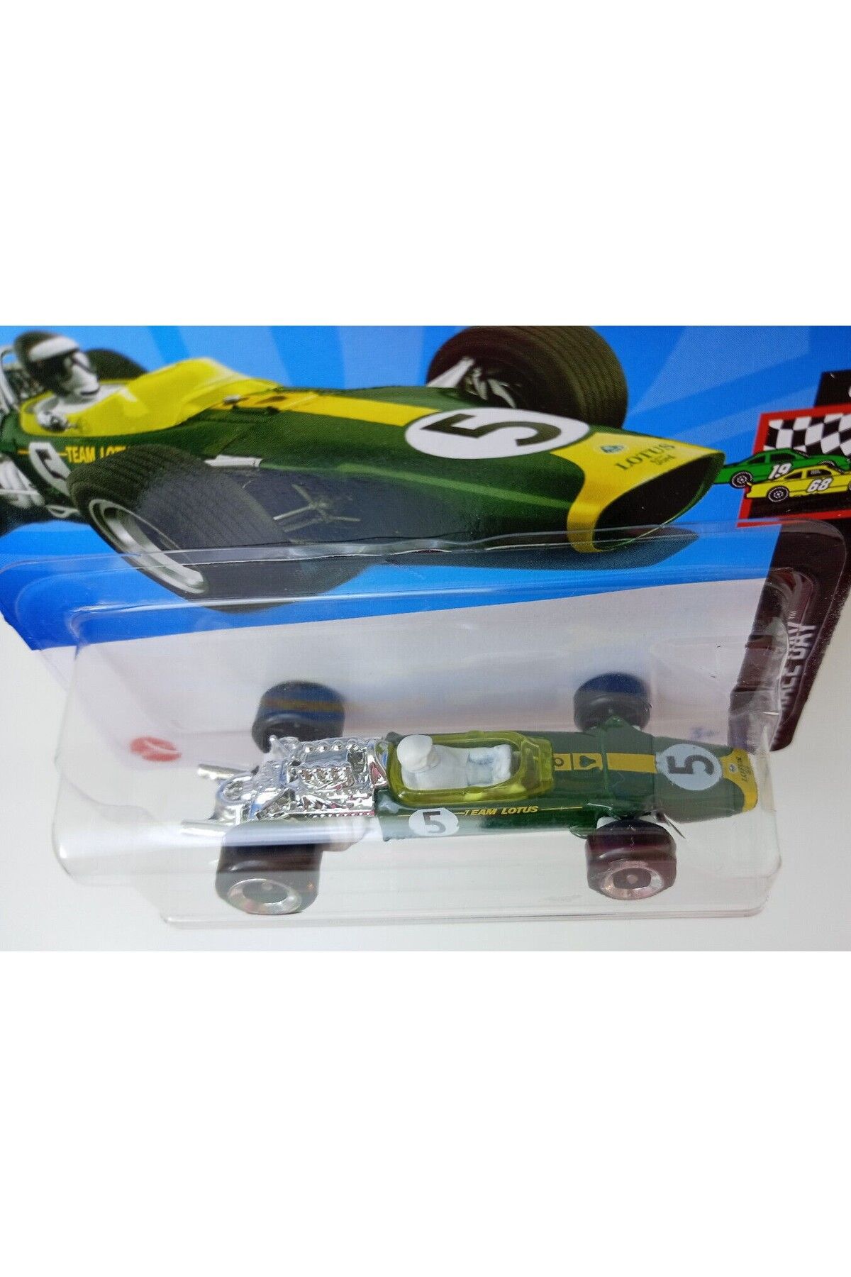 ماشین اسباب بازی 67 LOTUS TYPE 49 HRY76 2024 هات ویلز اورجینال HOT WHEELS