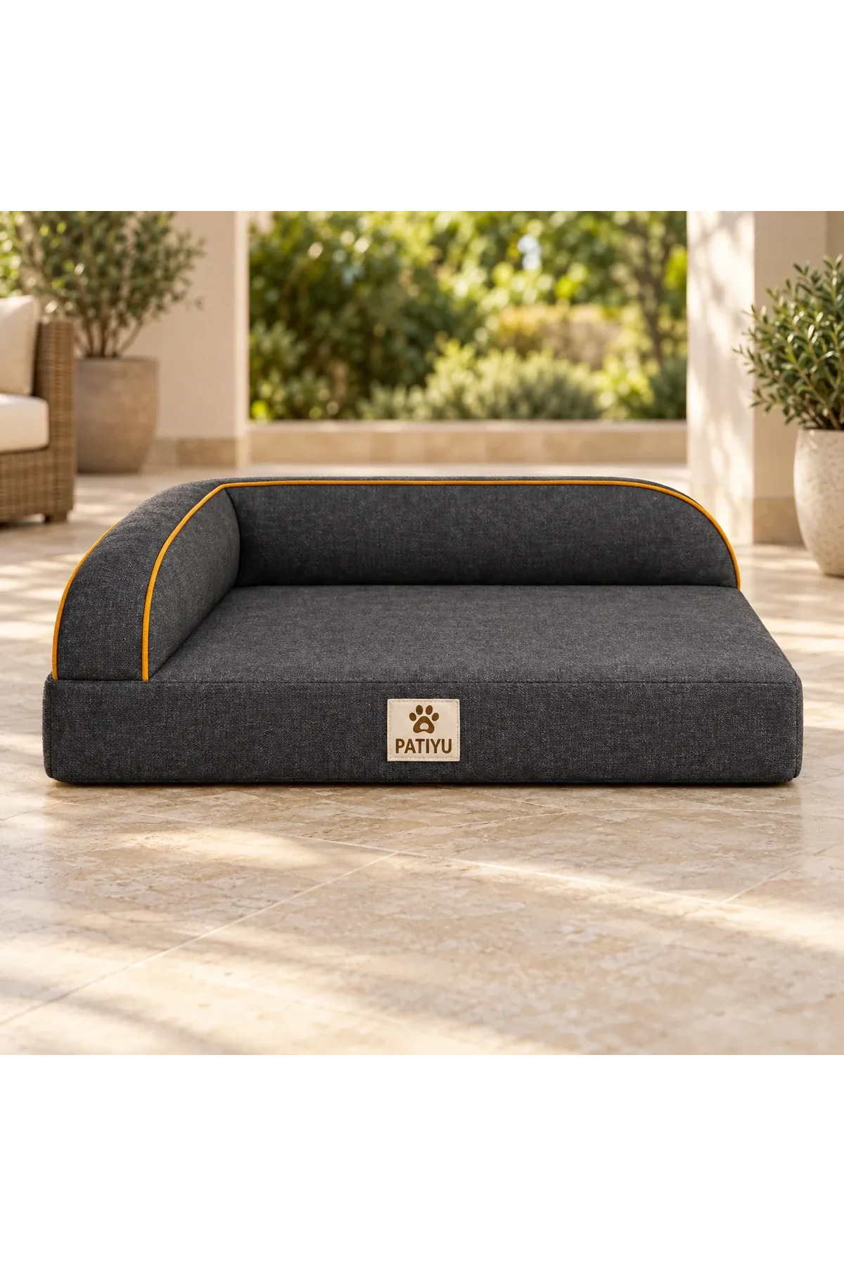 جای خواب گربه و سگ نورترن فشن Northern Fashion مدل Corner Seat، خاکستری