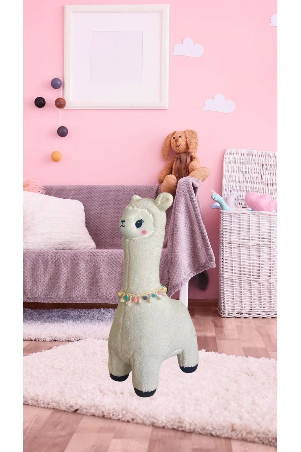 اسباب بازی های پشمی MY PLAY AND SLEEP FRIEND PLASH ALPACA LAMA 70 سانتی متر GRAN TOYS