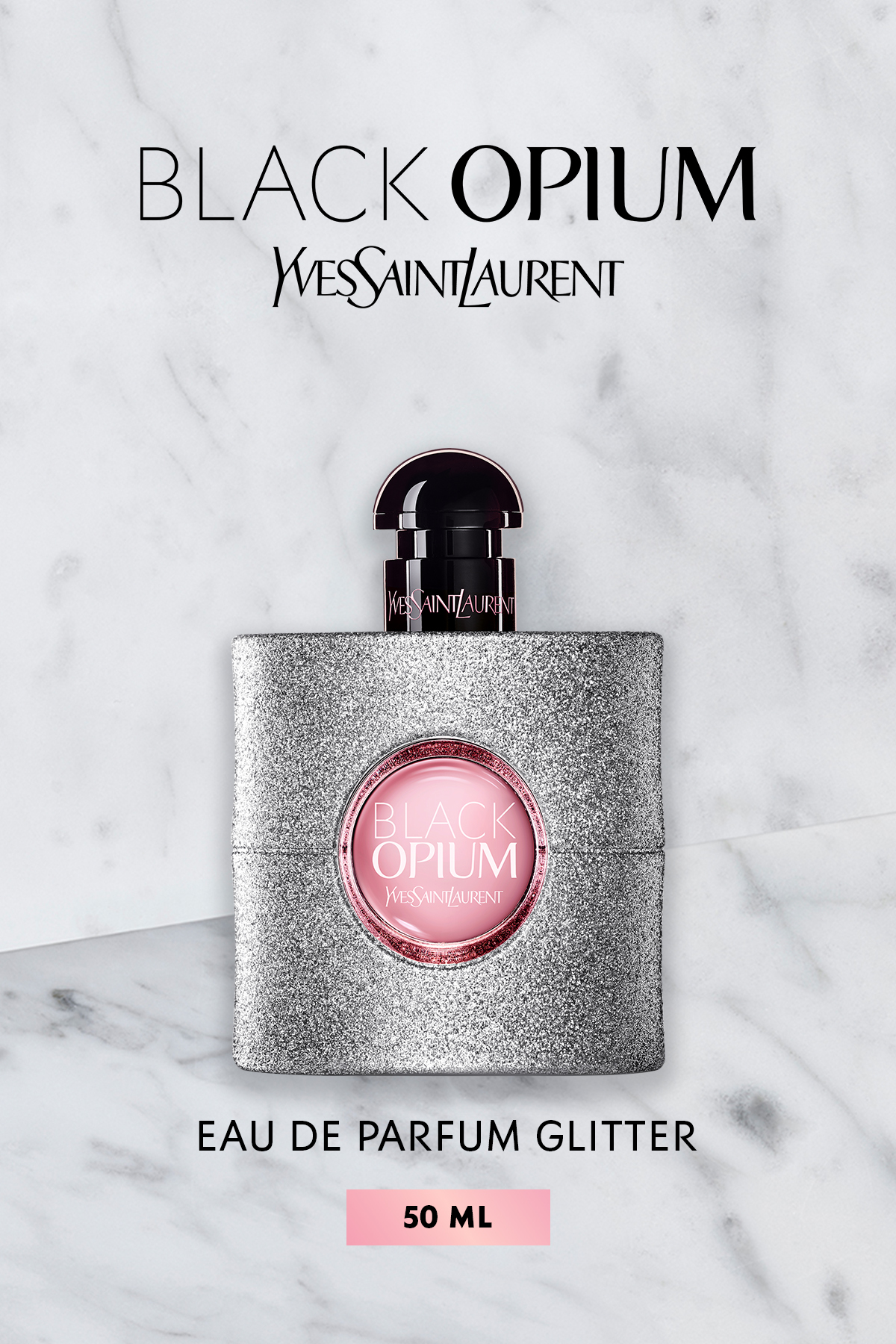 عطر زنانه مشکی OPIUM GLITTER ادوپرفیوم 50 ML اورجینال Yves Saint Laurent