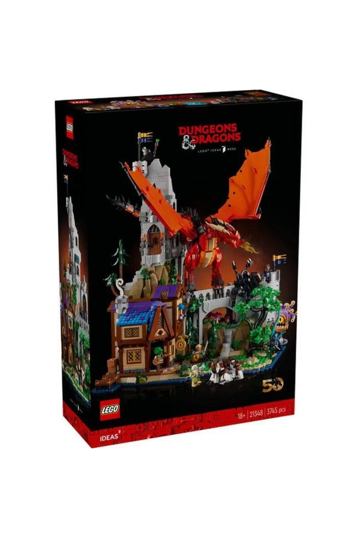 لگو و اسباب بازی های ساخت محور IDEAS 21348 DUNGEONS AND DRAGONS: RED DRAGON'S TALE اورجینال LEGO