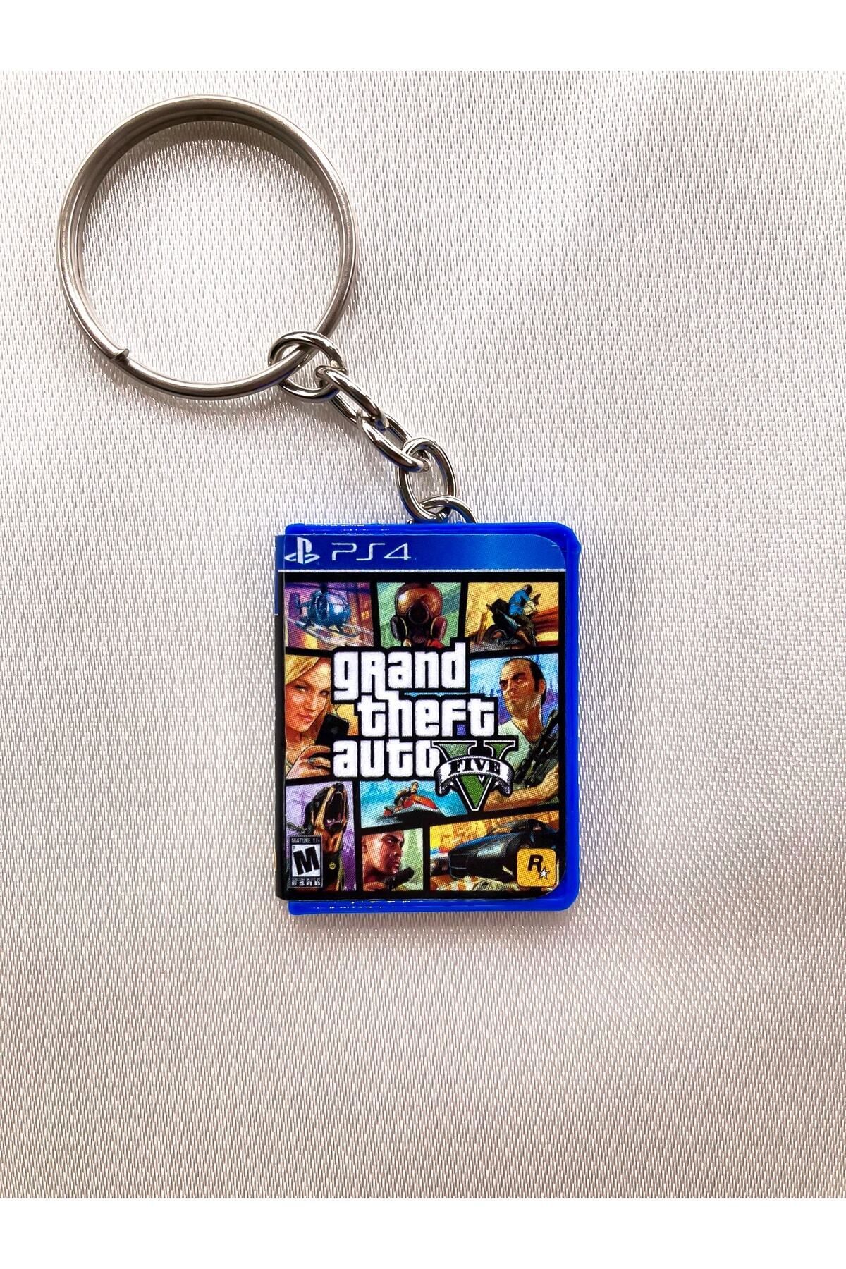 جلیقه کلید جعبه بازی GTA 5 GRAND THEFT AUTO V MINIATURE PS4 Cosmic Star