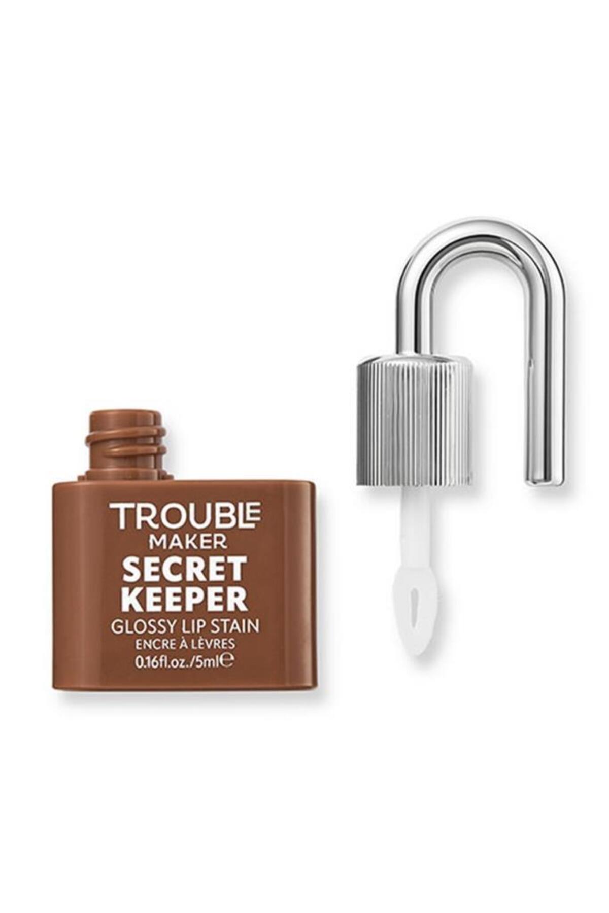 تینت لب تروبل‌میکر Troublemaker Secret Keeper، رنگ لاته قهوه‌ای