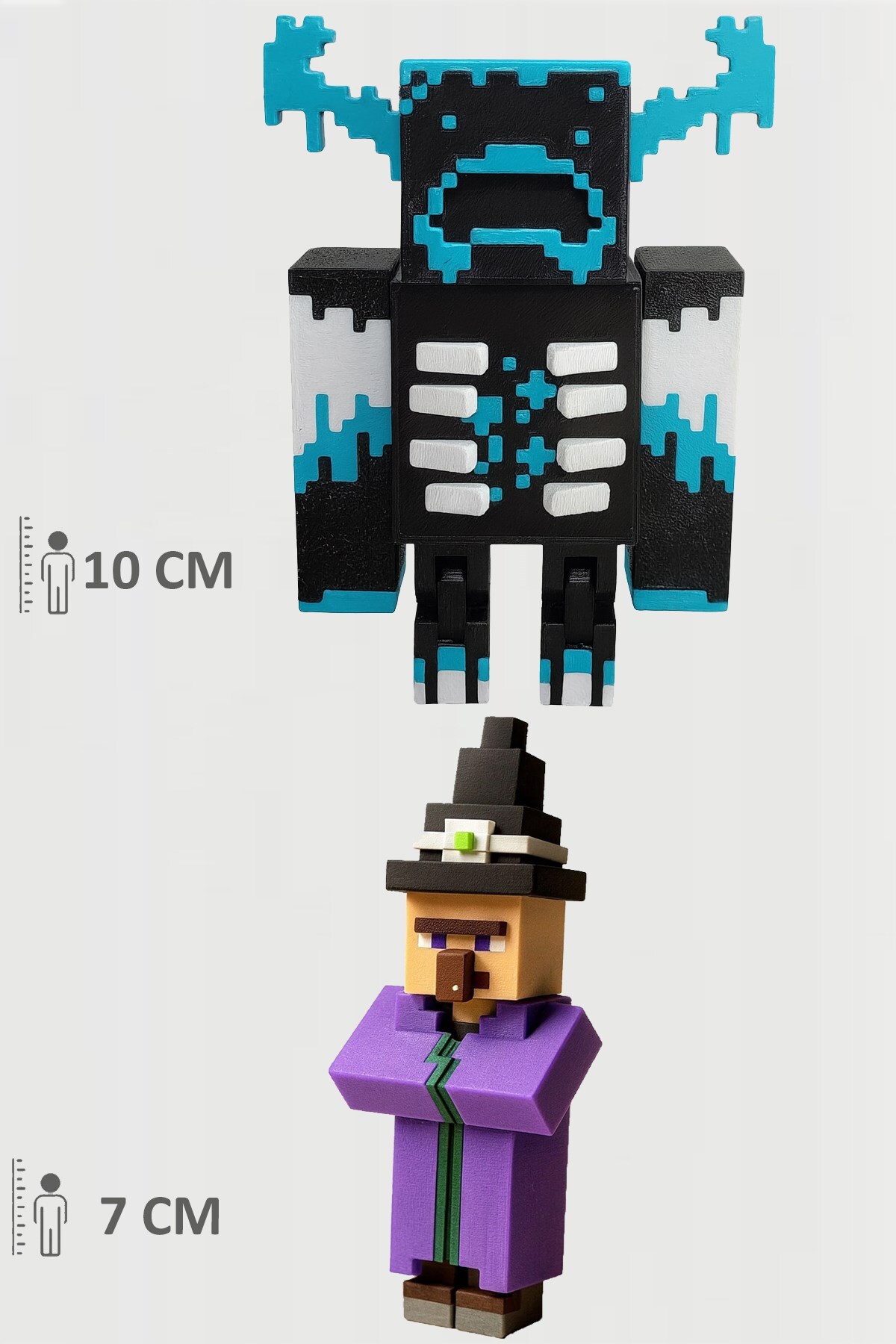 اسباب بازی های فیگور دیگر مفصلی متحرک MINECRAFT WARDEN AND WITCH SET FigürDizayn