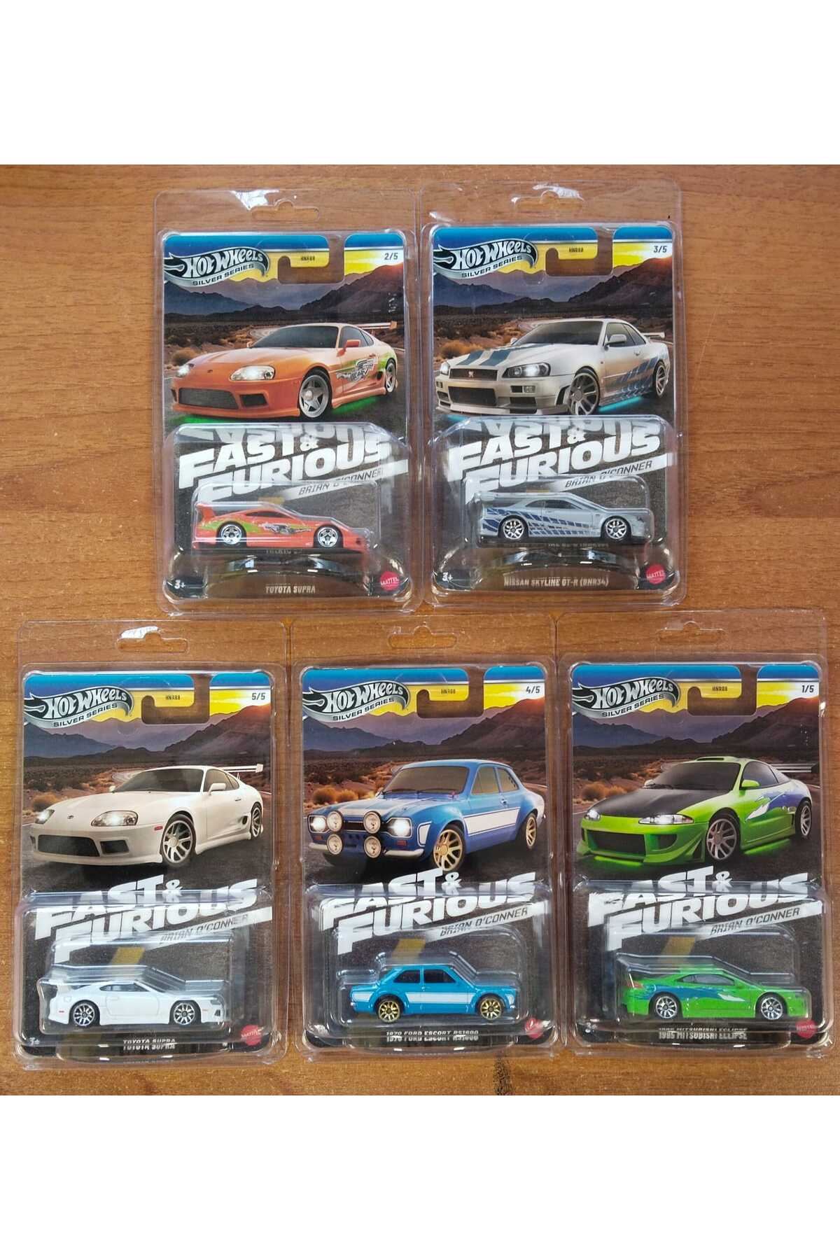 ماشین اسباب بازی سری نقره سریع و خشمگین 5 مجموعه ویژه هات ویلز اورجینال HOT WHEELS