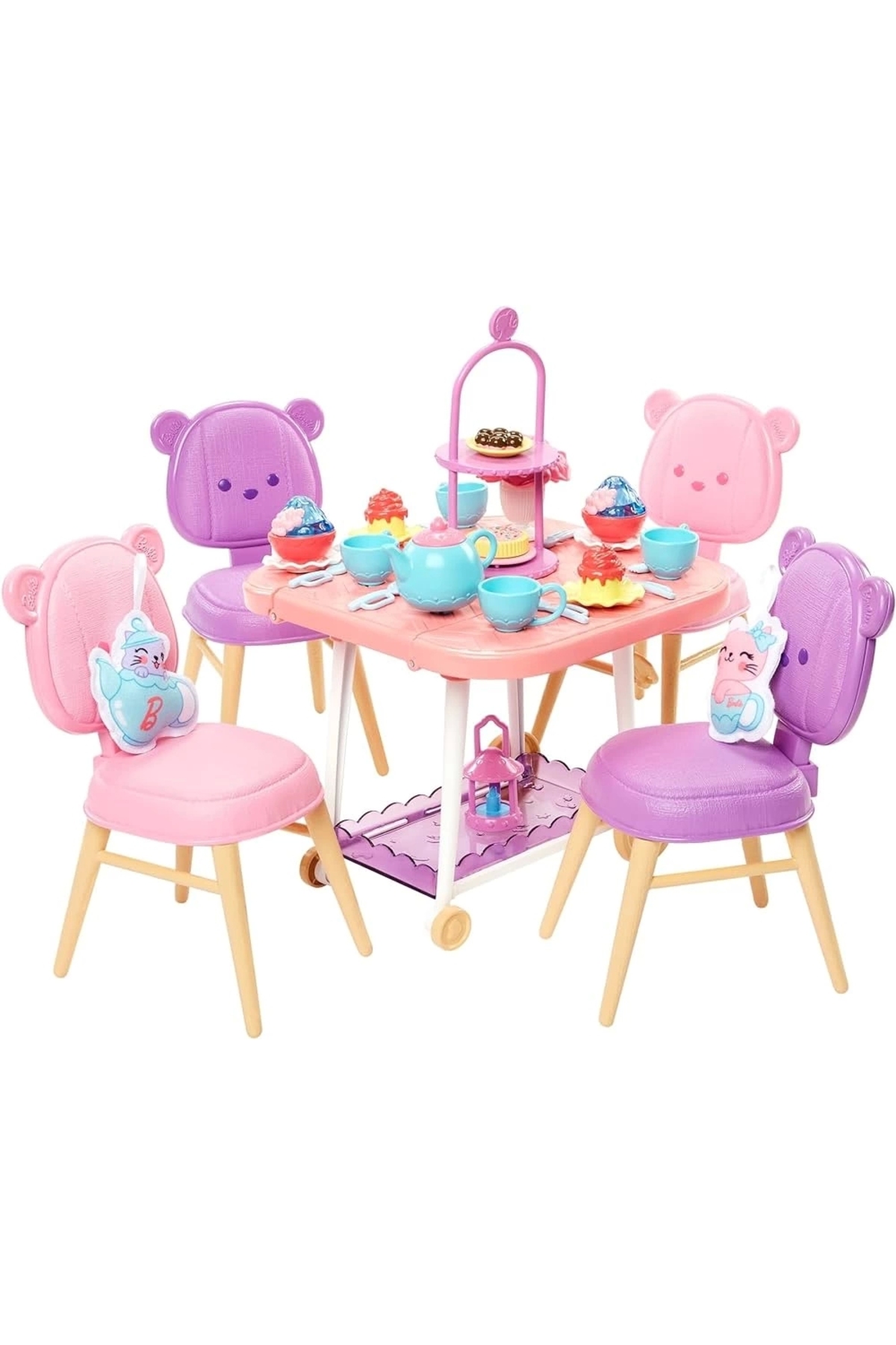 عروسک های اسباب بازی و لوازم جانبی ست HMM65 MY FIRST BABY TEA PARTY Barbie