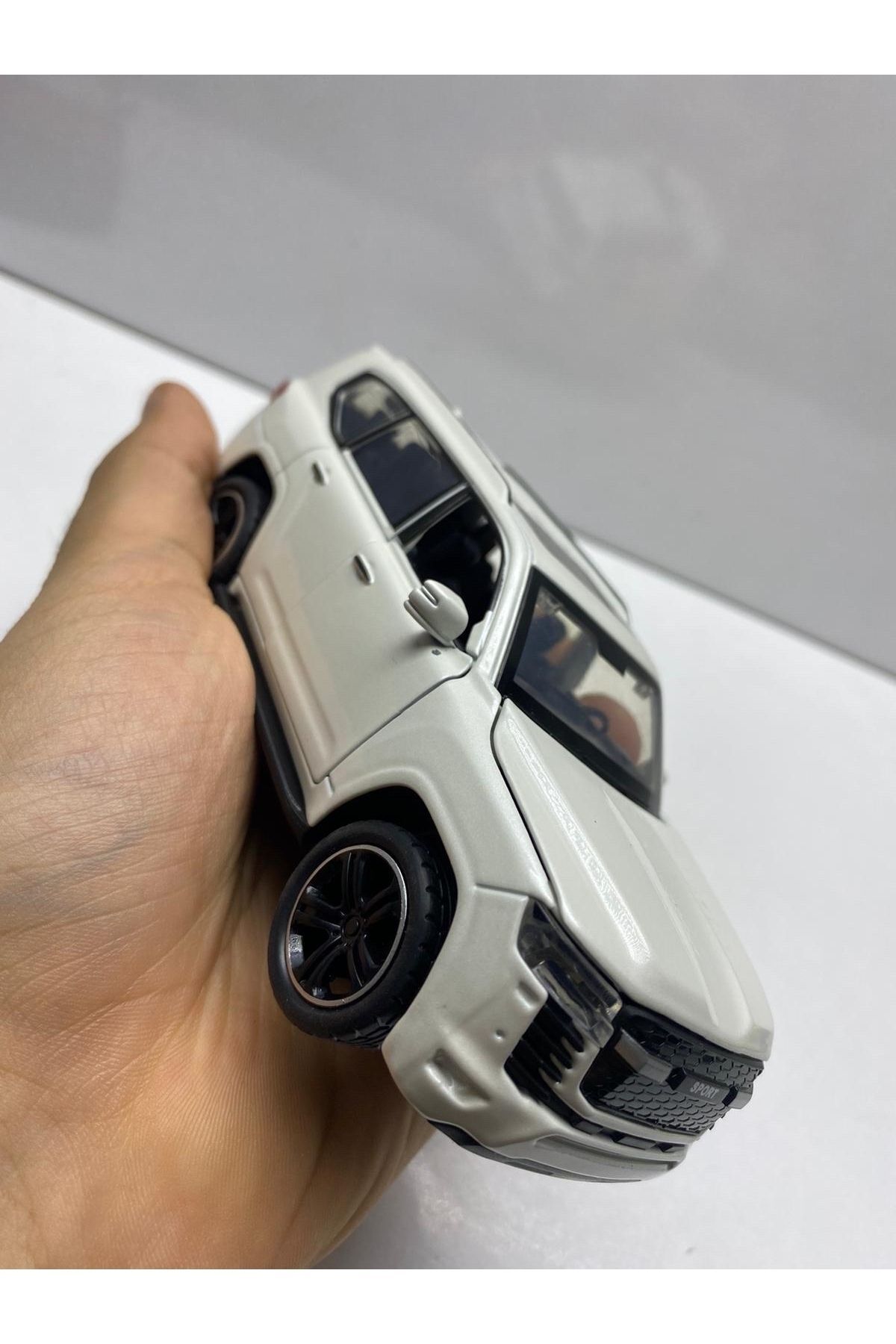 ماشین اسباب بازی DIECAST, METAL TOY CAR TOYOTA LAND CRUISER PULL AND DROP MODEL WITH SOUND LIGHT 1:32 SCALE afreyz oyuncak