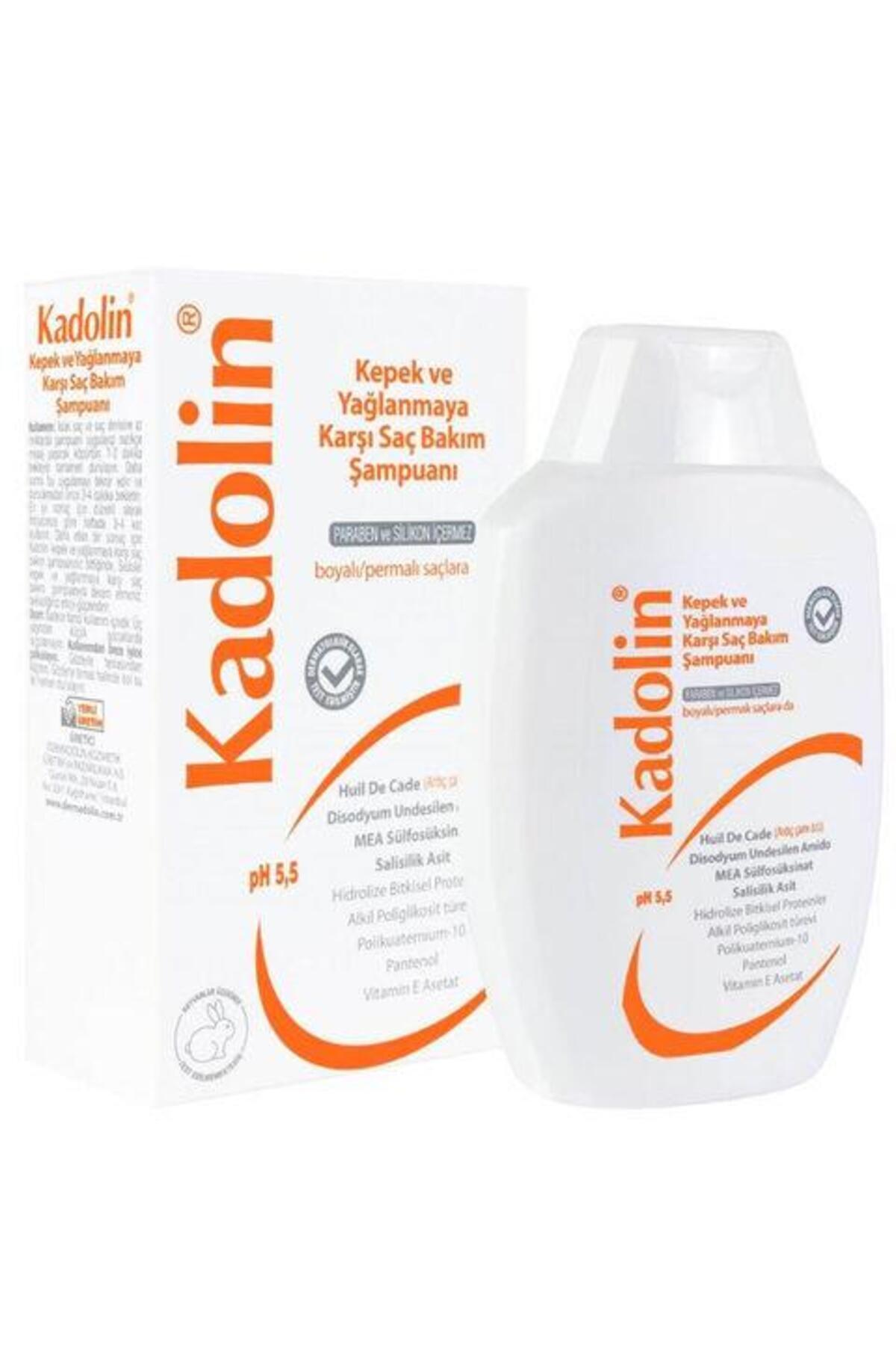 شامپو ضد شوره و چربی Kadolin حجم 300 میلی لیتر مناسب برای موهای حساس Dermadolin