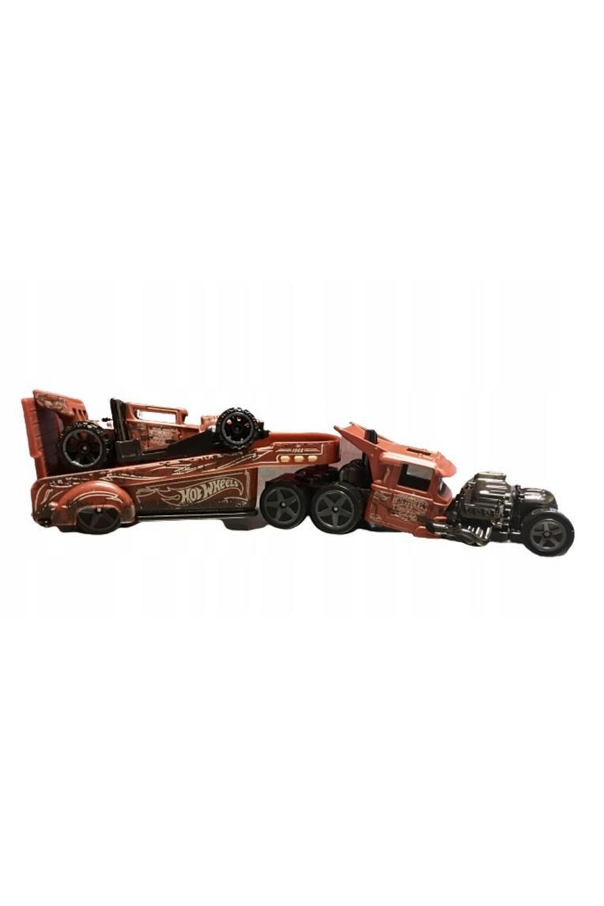 ماشین اسباب بازی کامیون های حامل ROT RIG HDT05 هات ویلز اورجینال HOT WHEELS