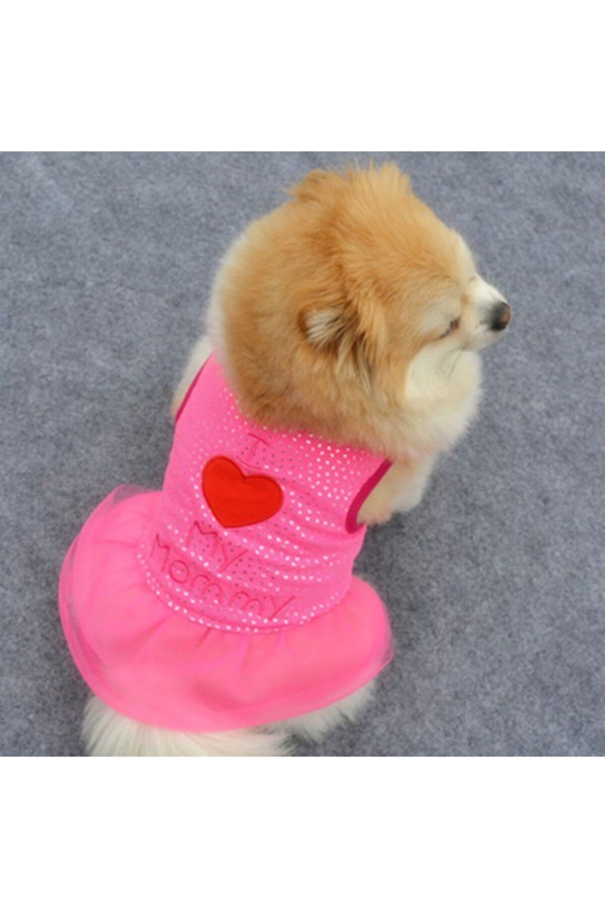 لباس حیوانات خانگی طرح I Love My Mommy، صورتی، پت‌استایل Pet Style