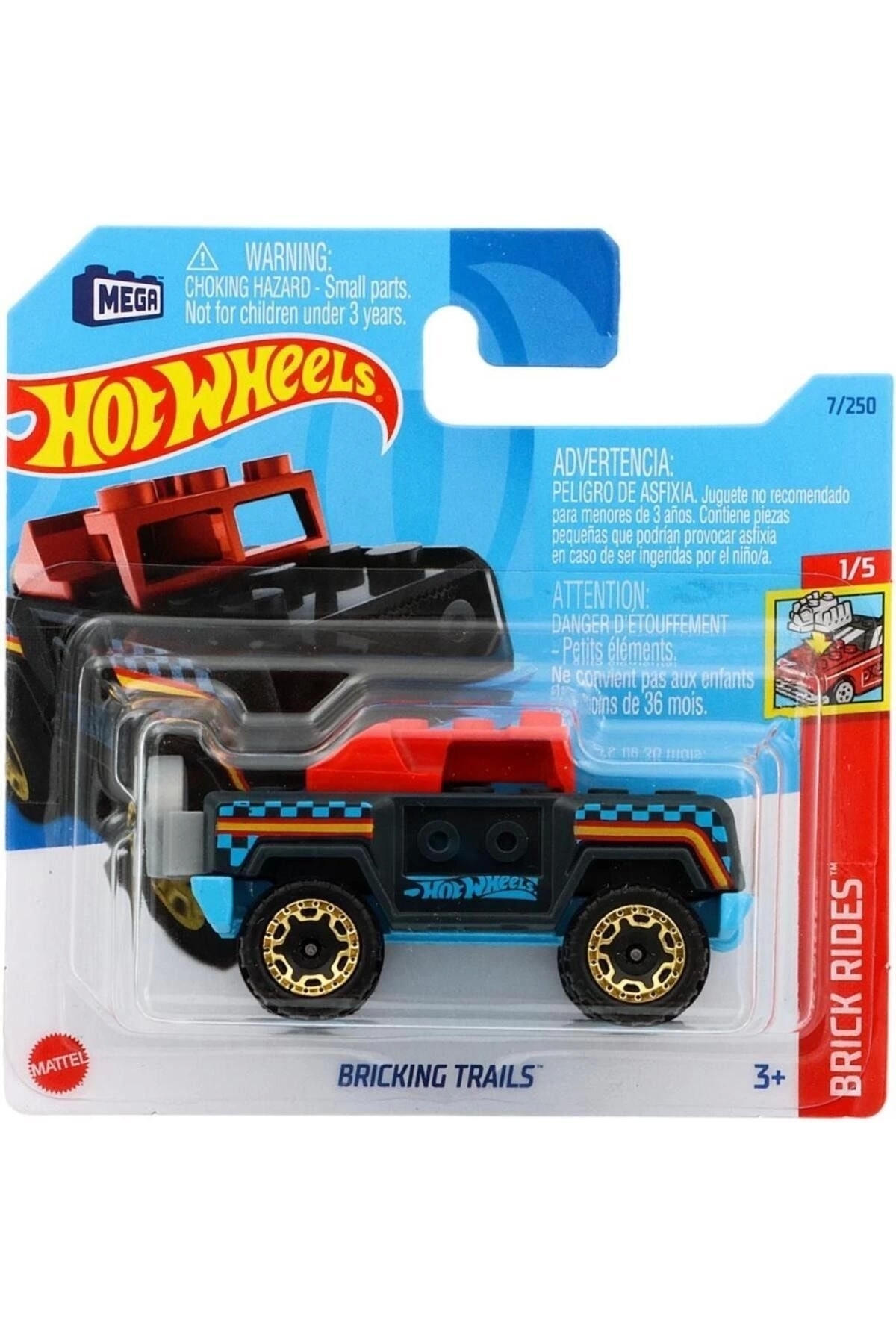 ماشین اسباب بازی مسیرهای آجر کردن اتومبیل های مجرد HKJ85 هات ویلز اورجینال HOT WHEELS