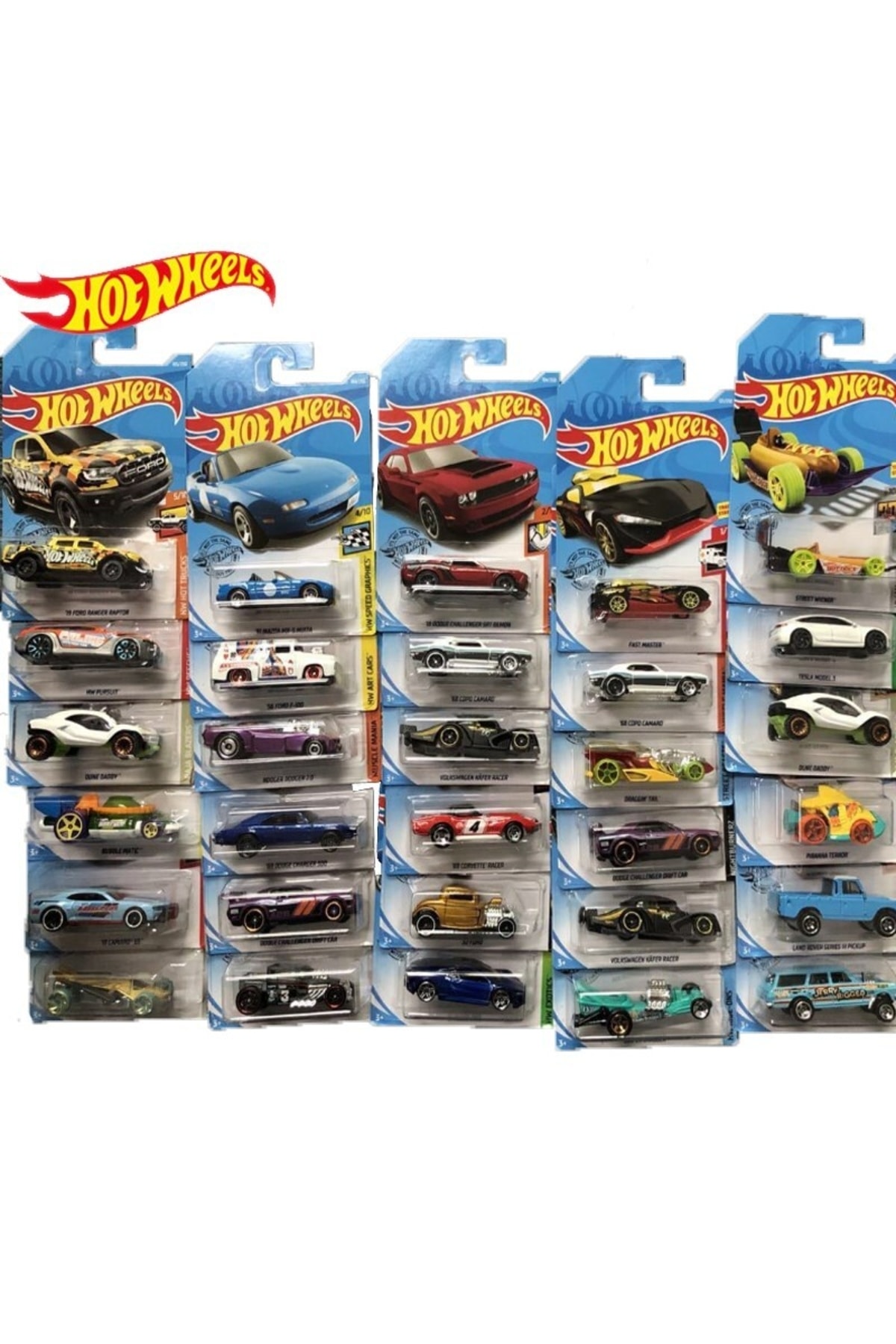 ماشین اسباب بازی اتومبیل های غافلگیرانه 7 هات ویلز اورجینال HOT WHEELS